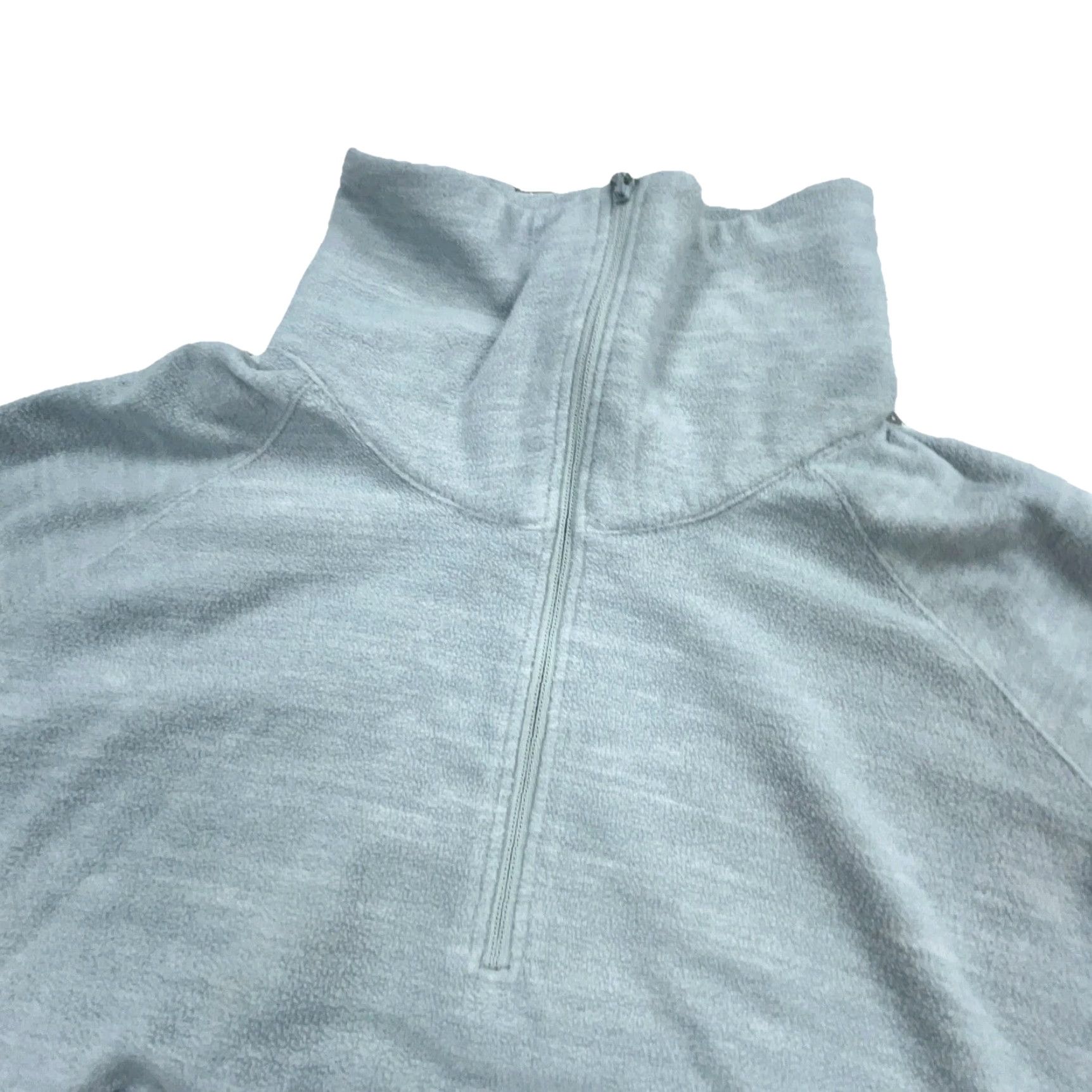 Layer 8 Columbia Sweater Women S Gray Fleece 1/4 Zip Lightweight Regular Fit Mock Neck Raglan Sleeve Pockets All Seasons Casual Travel Winter Fall Spring Size S / US 4 / IT 40 - 3 Thumbnail