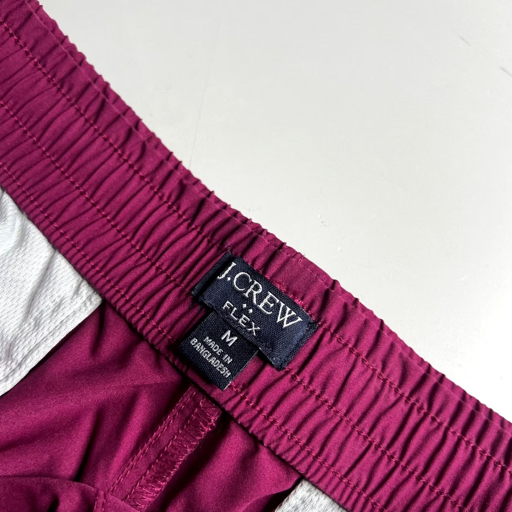 J.Crew J.Crew Flex Shorts Mens Medium Purple Elastic Waist Drawstring Size US 31 - 4 Thumbnail