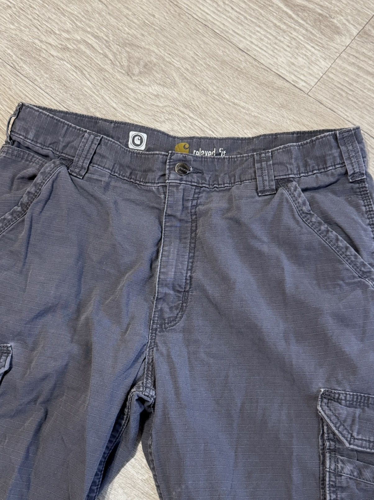 Carhartt 🔷Vintage Carhartt Y2K Distressed Cargo Pants🔷 Size US 34 / EU 50 - 5 Thumbnail