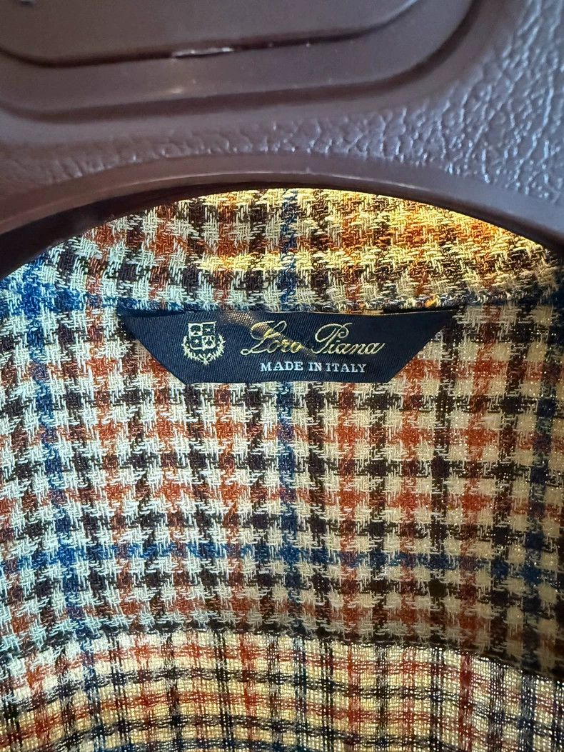 Loro Piana LORO PIANA Grid short-sleeved shirt Size XXS / US 00 / IT 34 - 5 Thumbnail