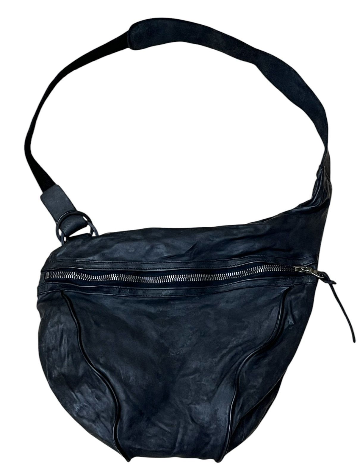 Isamu Katayama Backlash ISAMU KATAYAMA BACKLASH BLACK LEATHER COWHIDE SHOULDER BAG Size ONE SIZE - 4 Thumbnail