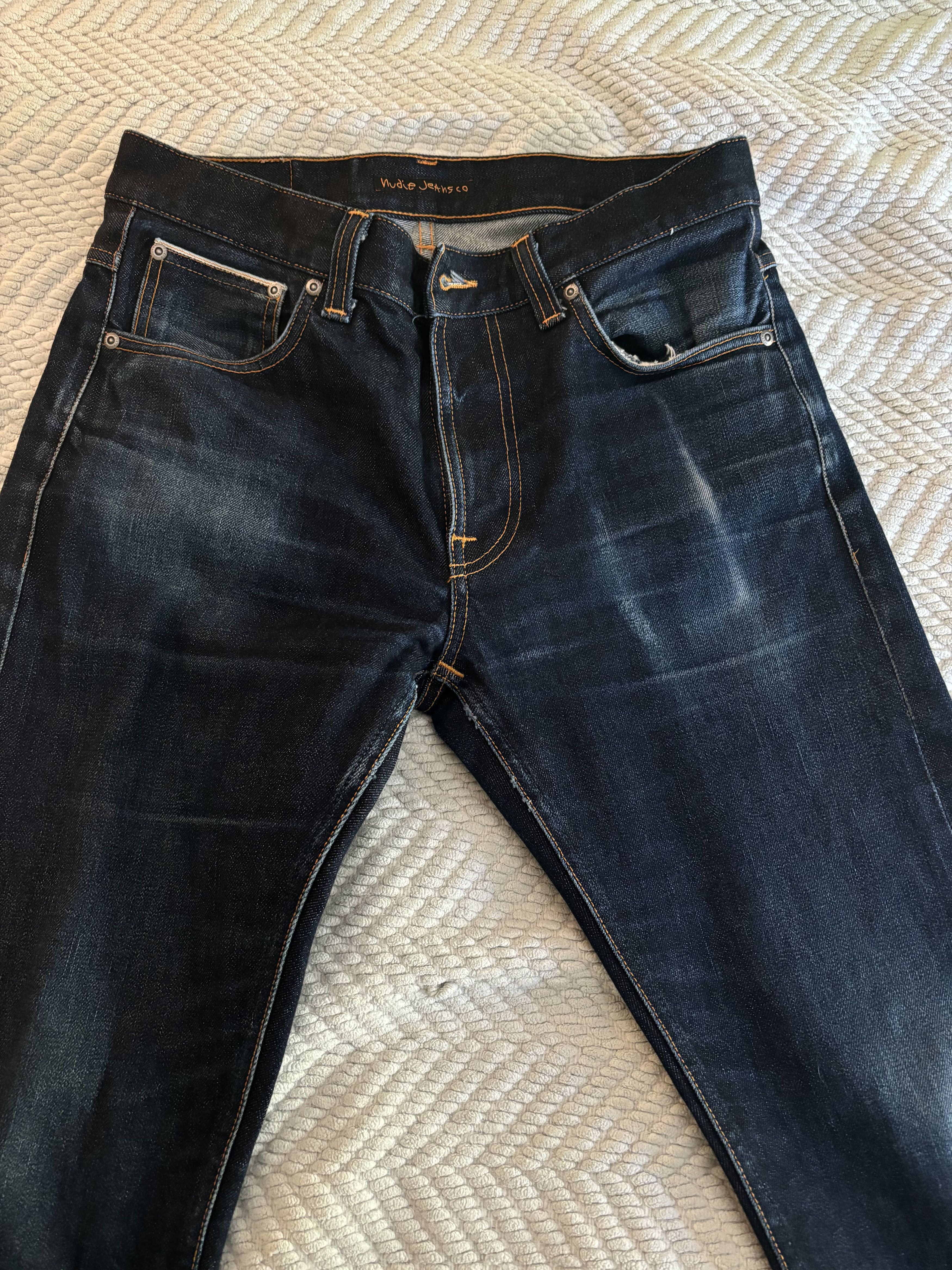 Nudie Jeans Nudie Jeans Dry Japan Selvedge Raw. 32x31 Size US 32 / EU 48 - 8 Thumbnail