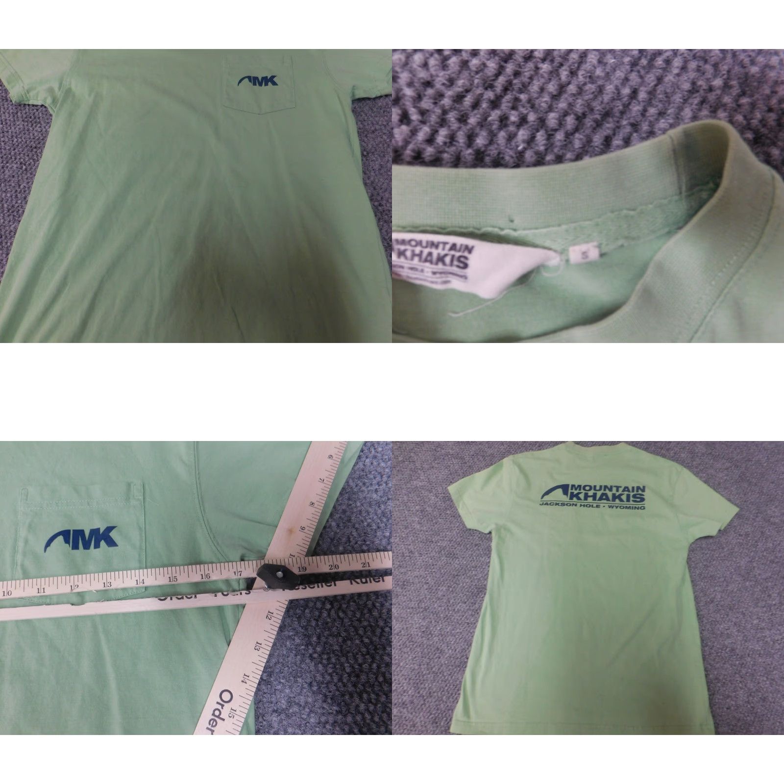 Mountain Khakis Mountain Khakis Shirt Mens S Green Cotton Knit Short Sleeve Crew Neck Logo Stretch Vintage No Size US S / EU 44-46 / 1 - 8 Thumbnail