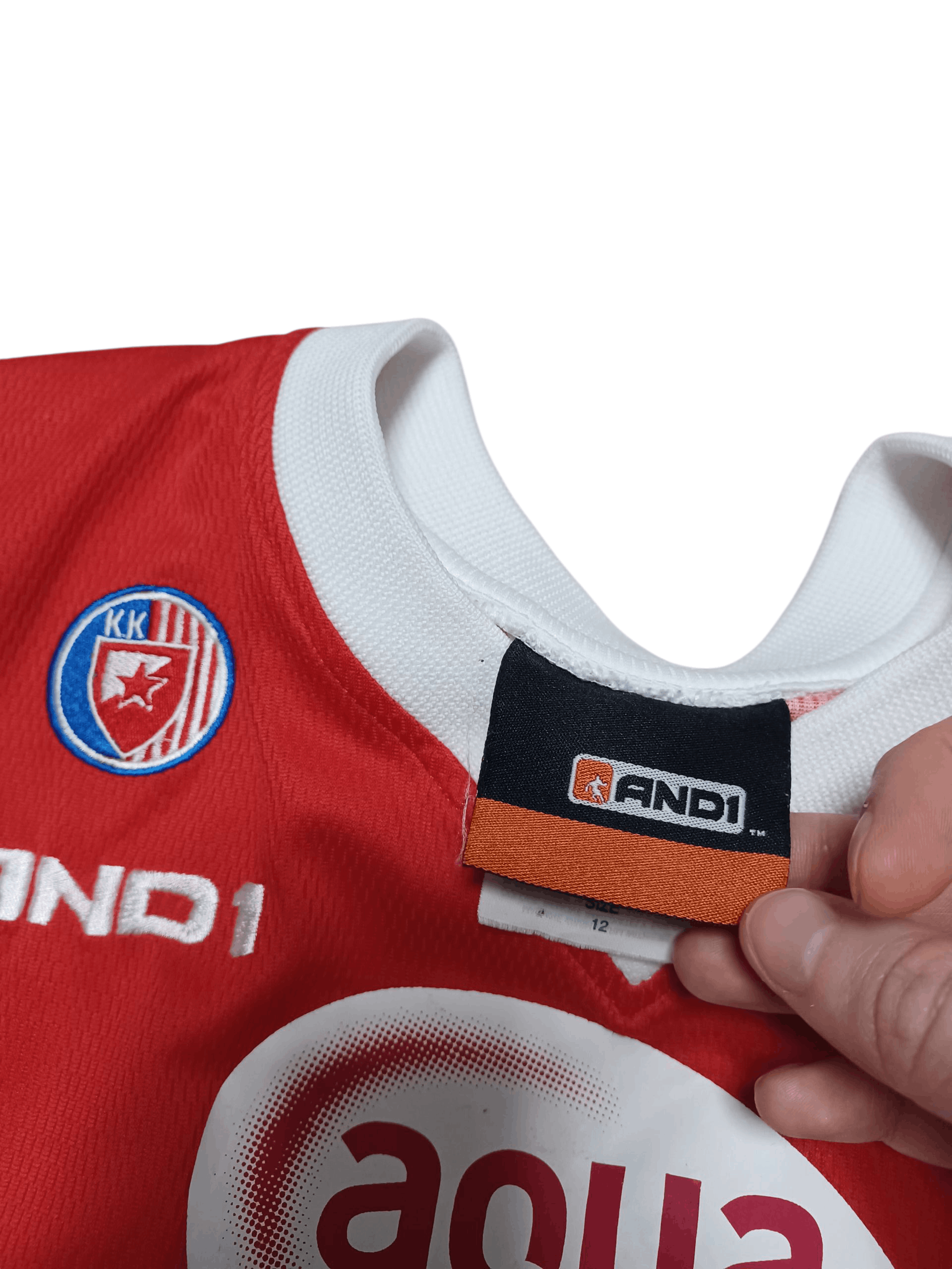 Other CRVENA ZVEZDA BASKETBALL VINTAGE 2005/2006 JERSEY Size US M / EU 48-50 / 2 - 6 Thumbnail