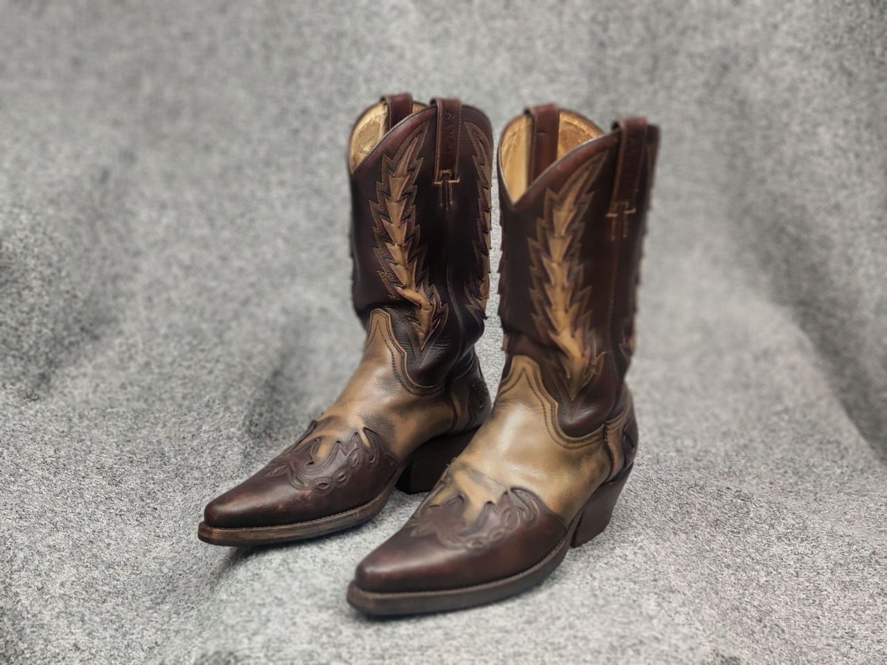 Sancho Boots Vintage Sancho Boots Leather embroidered Western Cowboy Size US 7.5 / EU 40-41 - 5 Thumbnail