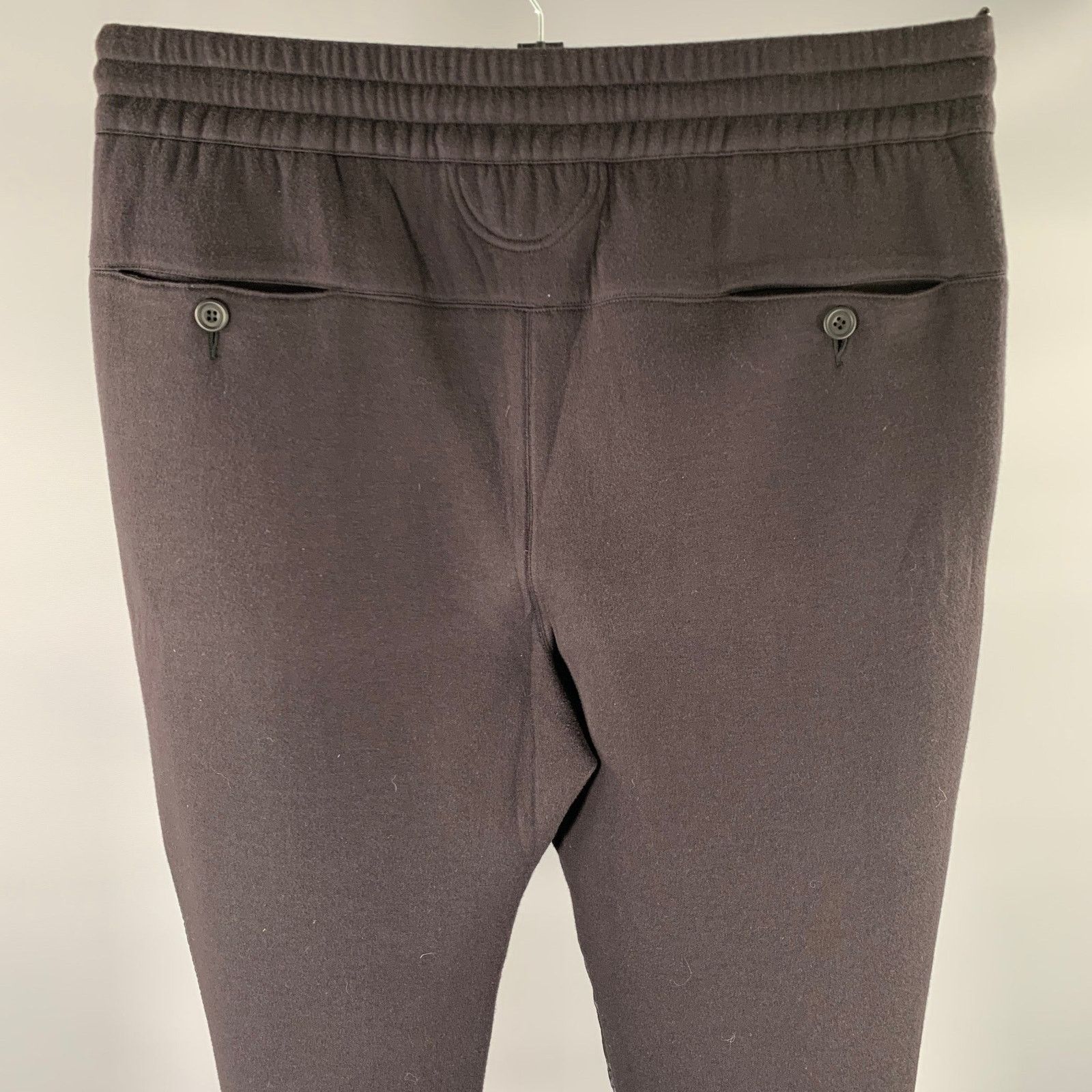 Helmut Lang HELMUT LANG XL Black Quilted Polyester Cotton Joggers Size US 36 / EU 52 - 4 Thumbnail