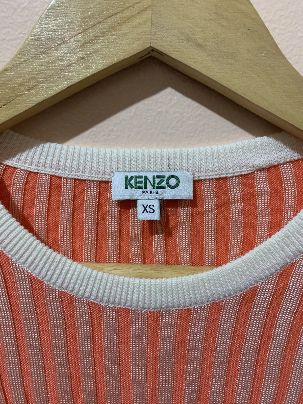 Kenzo Kenzo - Color Block - Ribbed Bell Sleeve - Sweater Size XS / US 0-2 / IT 36-38 - 12 Thumbnail