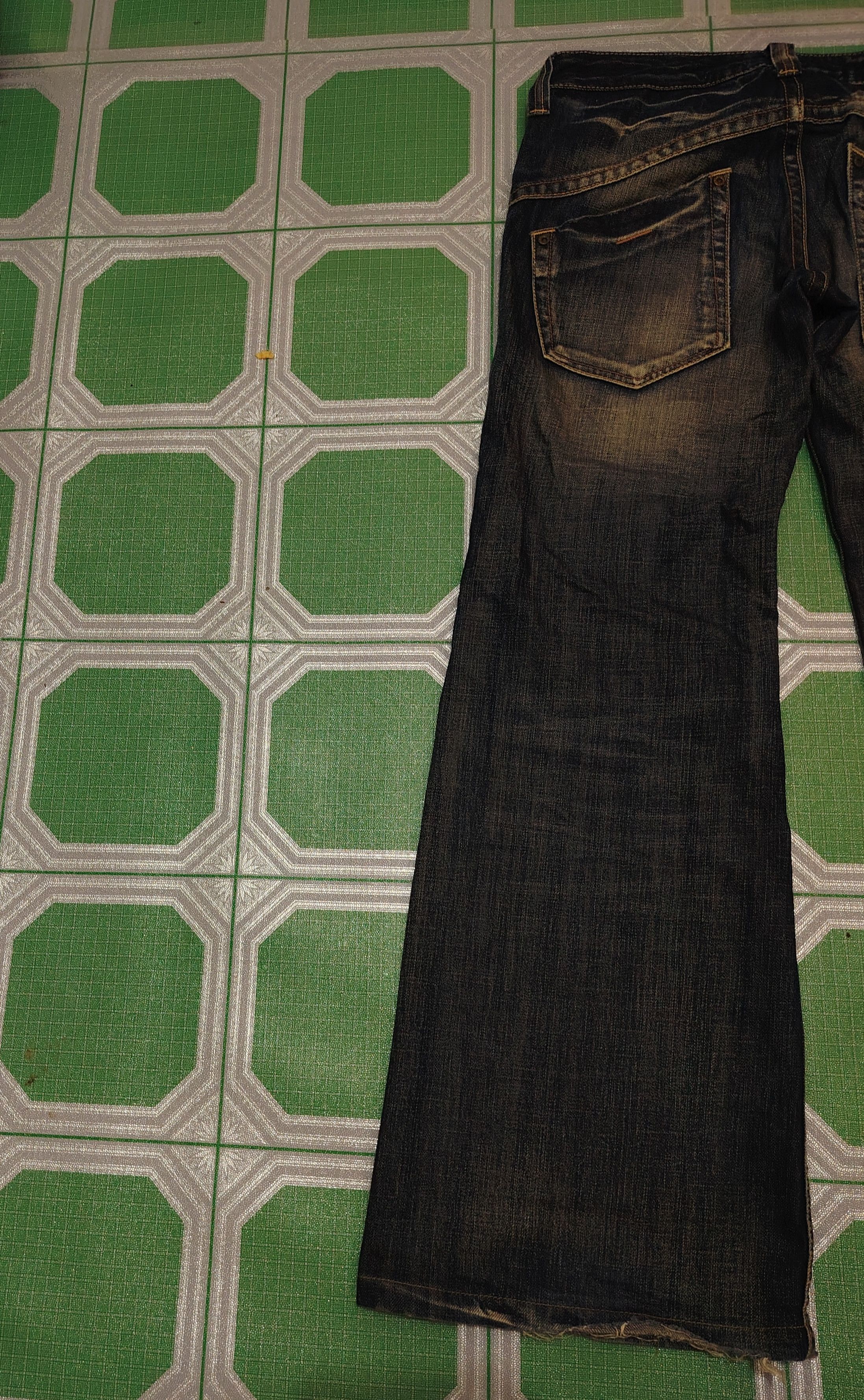 If Six Was Nine Japanese drive jeans exotic vtg denim bootcut jeans Size 30" / US 8 / IT 44 - 11 Thumbnail