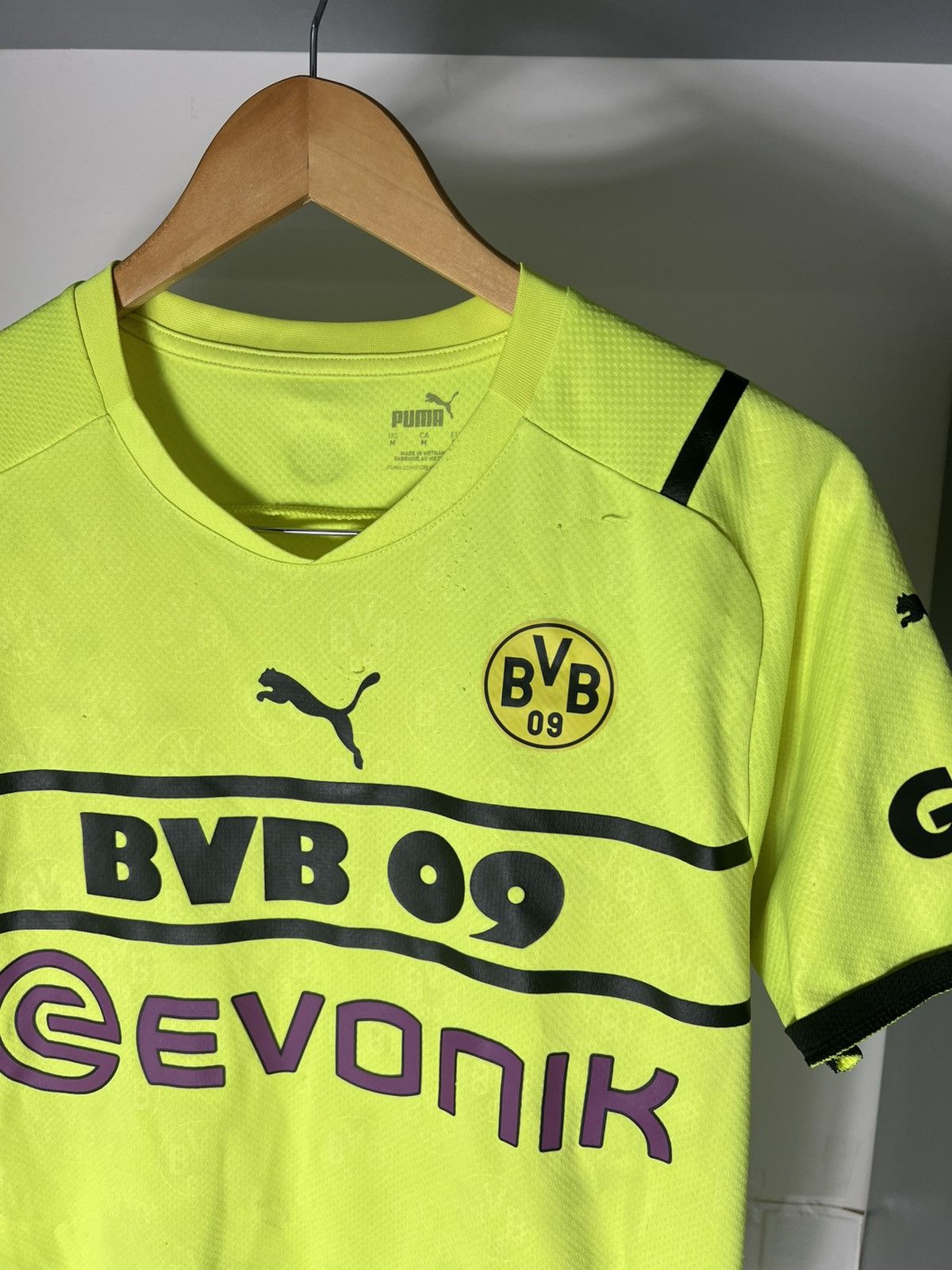 Puma VINTAGE PUMA FC BORUSSIA DORTMUND GERMANY SOCCER JERSEY Y2K Size US M / EU 48-50 / 2 - 10 Thumbnail