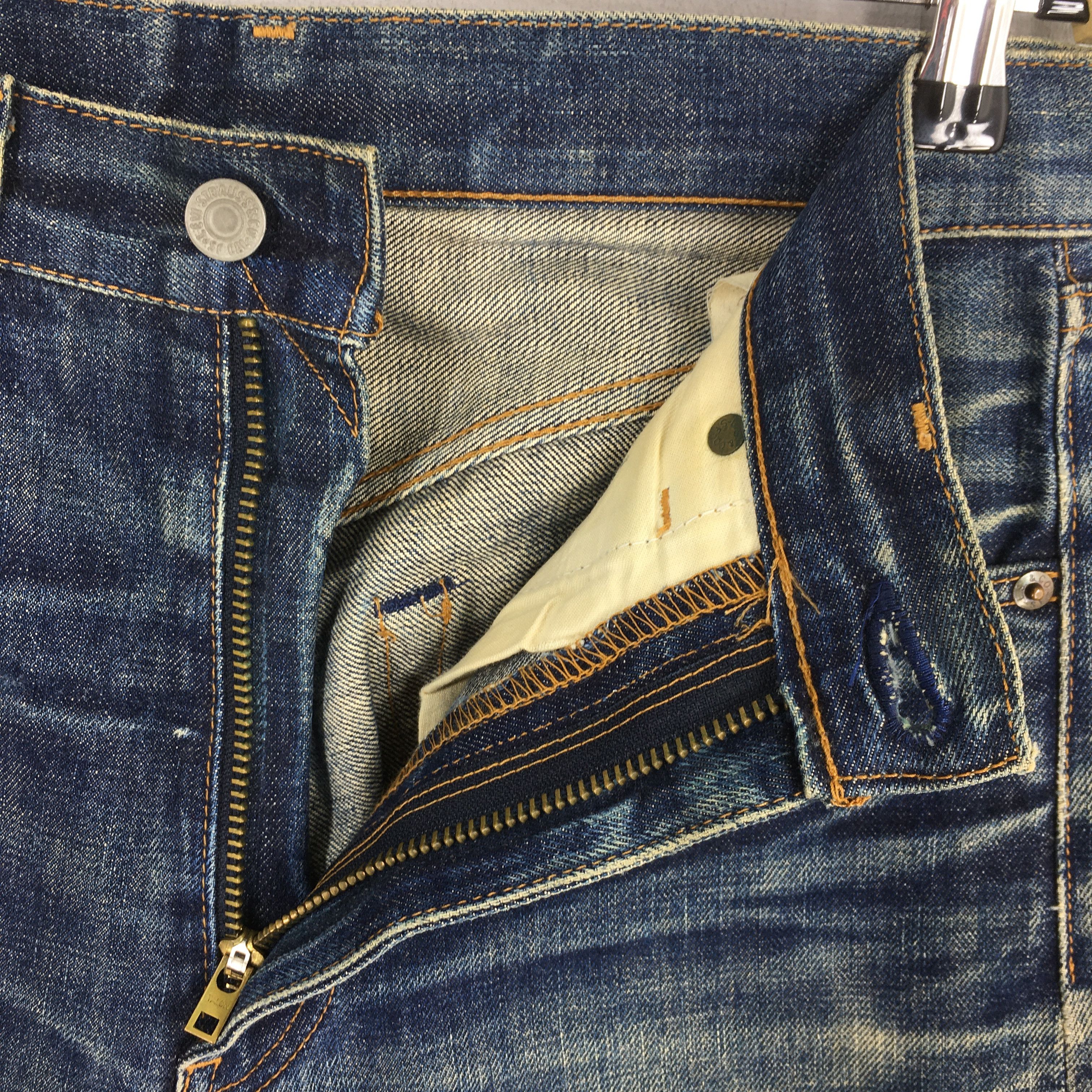 Levi's Size 28x31.5 Vintage Levi's 502 Big E LVC Japan Jeans S1425 Size US 28 / EU 44 - 6 Thumbnail