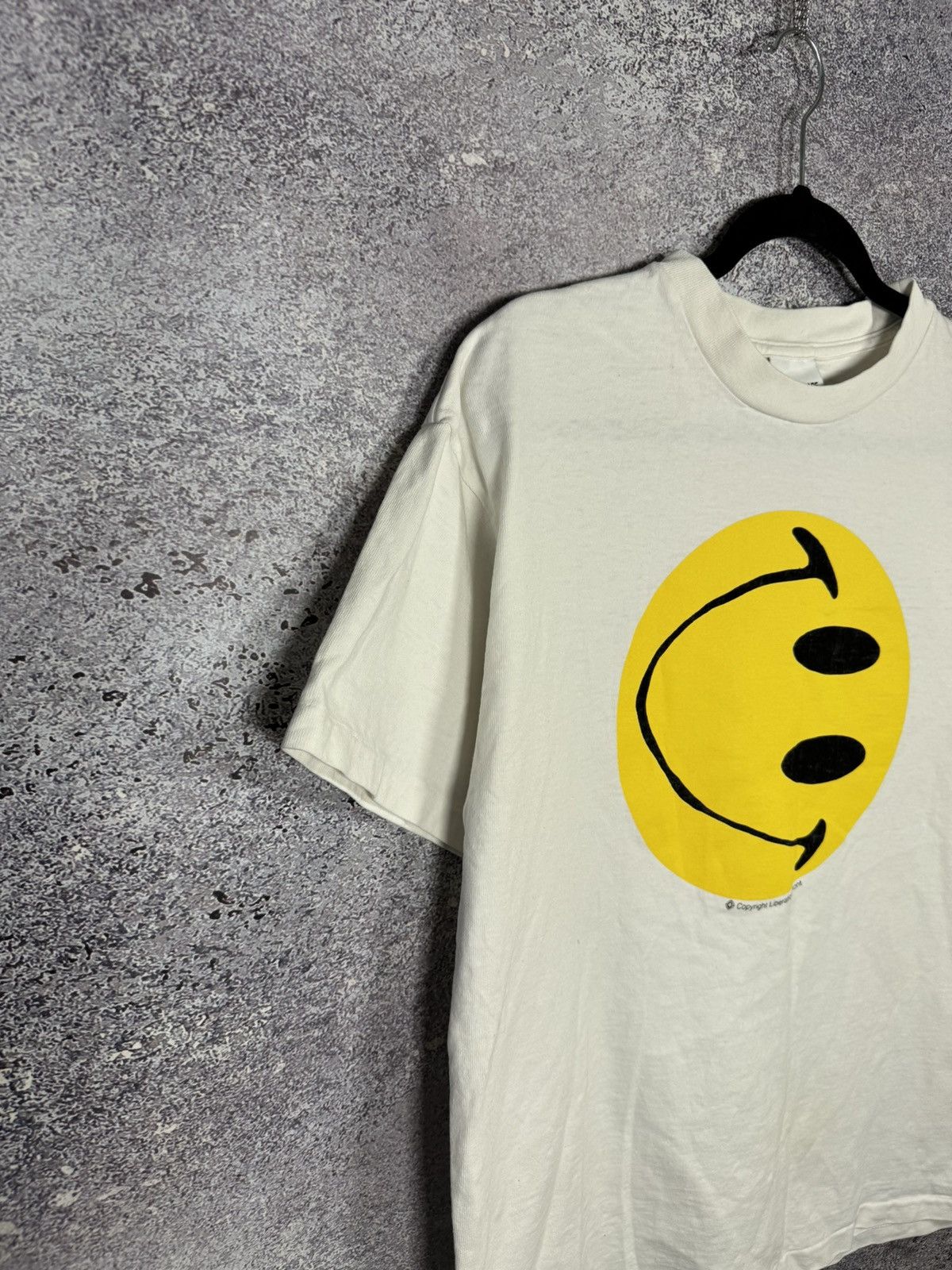READYMADE READYMADE SMILEY FACE WHITE TEE Size US S / EU 44-46 / 1 - 3 Thumbnail
