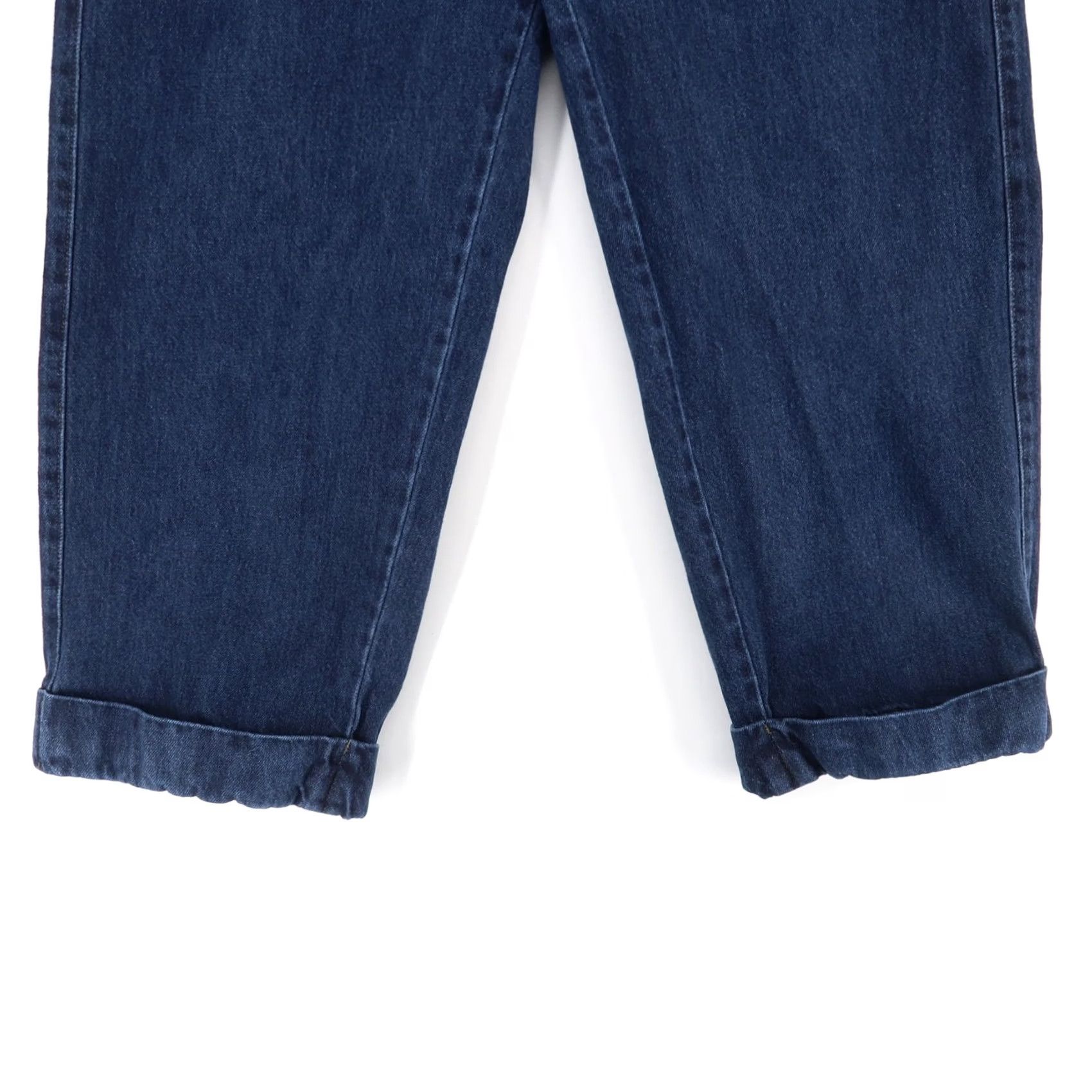 Levi's VINTAGE Levi's Jeans Womens 8 Blue Wide Leg Cropped High Rise Cuffed Y2K Dark Size 30" / US 8 / IT 44 - 3 Thumbnail