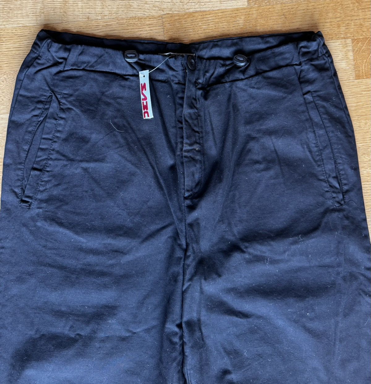 Walter Van Beirendonck NOS 1990’s / Sabotage Draw Cords Logo Pants Size US 36 / EU 52 - 10 Thumbnail