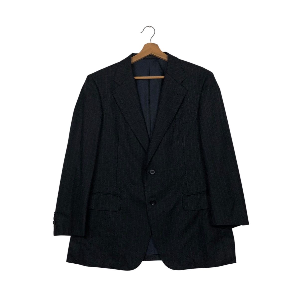 Burberry 📌Vintage Burberrys Casual Coats Striped Double Breast Size US M / EU 48-50 / 2 - 2 Thumbnail