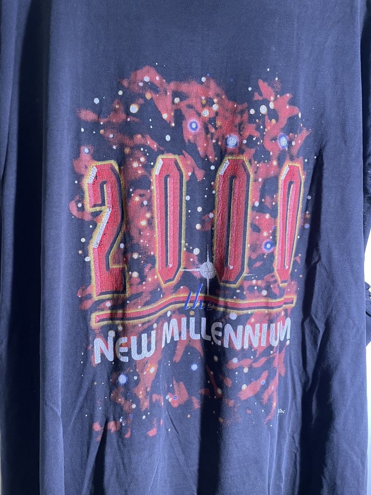 Vintage 90’s 2000’s Y2K VTG Vintage 2000 New Millennium Retro Tee Size US XXL / EU 58 / 5 - 3 Thumbnail