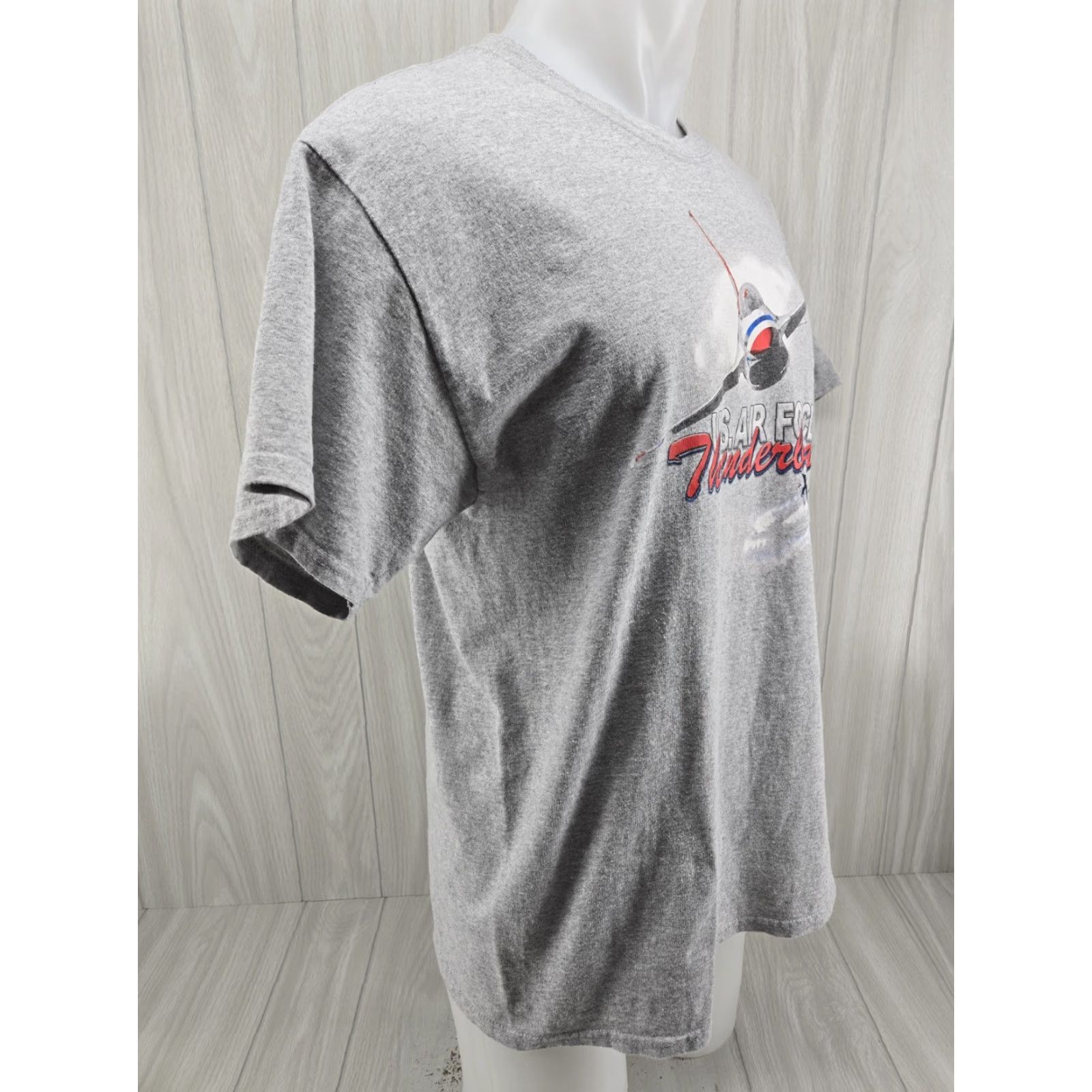 Gildan VINTAGE Gildan US Air Force Thunderbirds Gray T Shirt Mens Size L Size US L / EU 52-54 / 3 - 7 Thumbnail