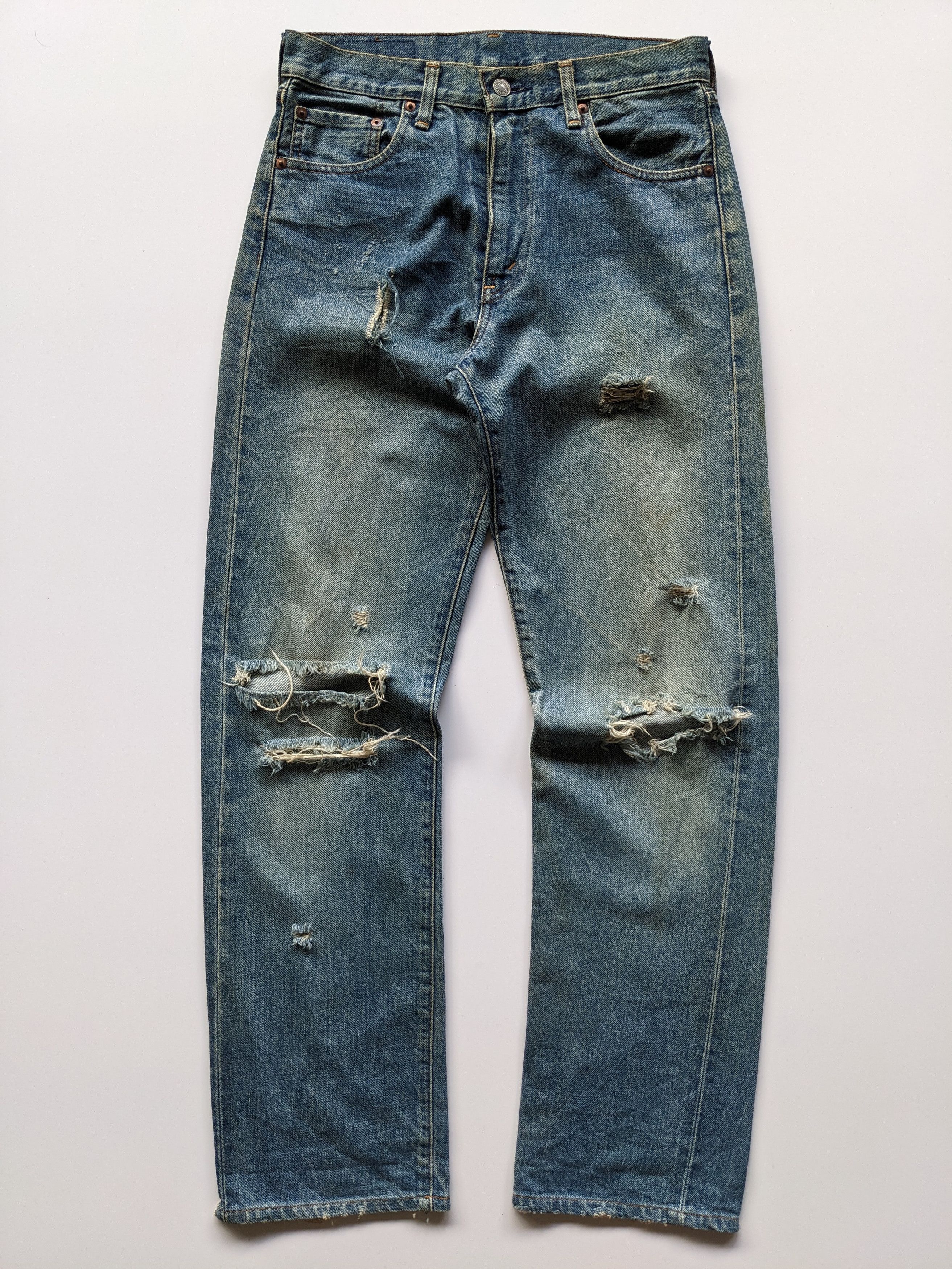 Levi's × Levi's Vintage Clothing × Vintage Vintage Levi's 502 Big E selvedge jeans Size US 31 - 2 Thumbnail