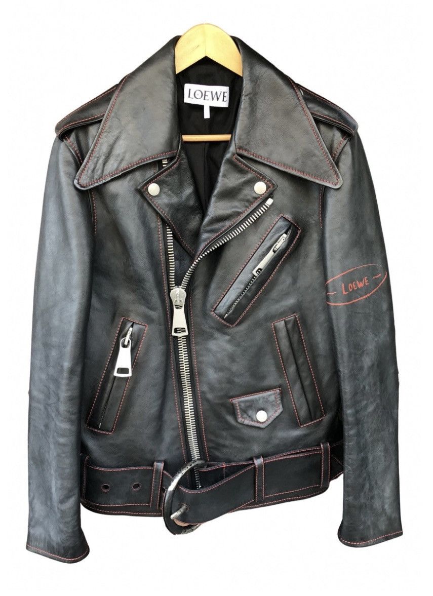 Loewe Loewe William de Morgan leather jacket Size US L / EU 52-54 / 3 - 7 Thumbnail