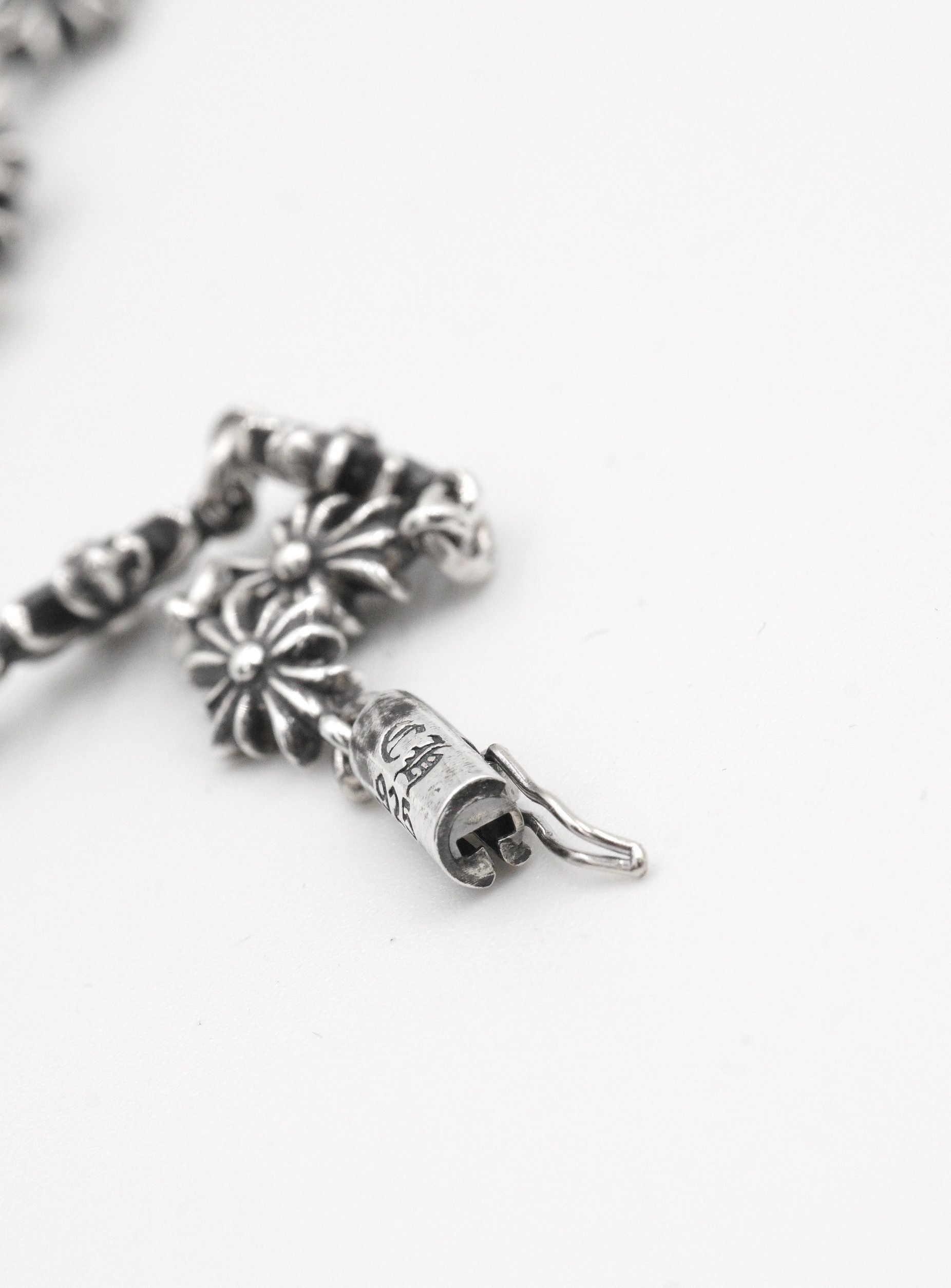 Chrome Hearts Chrome Hearts 925 Silver Tiny E Bracelet - 11L Size ONE SIZE - 9 Thumbnail