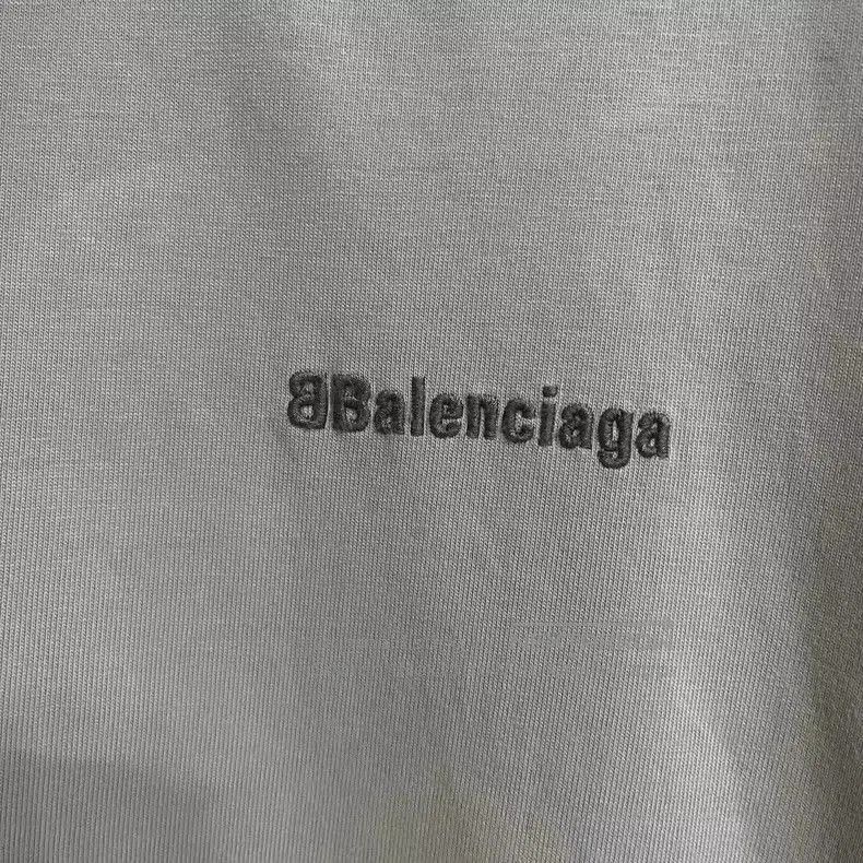Balenciaga Balenciaga BB Logo Cement Gray Short Sleeve. Size US L / EU 52-54 / 3 - 2 Thumbnail