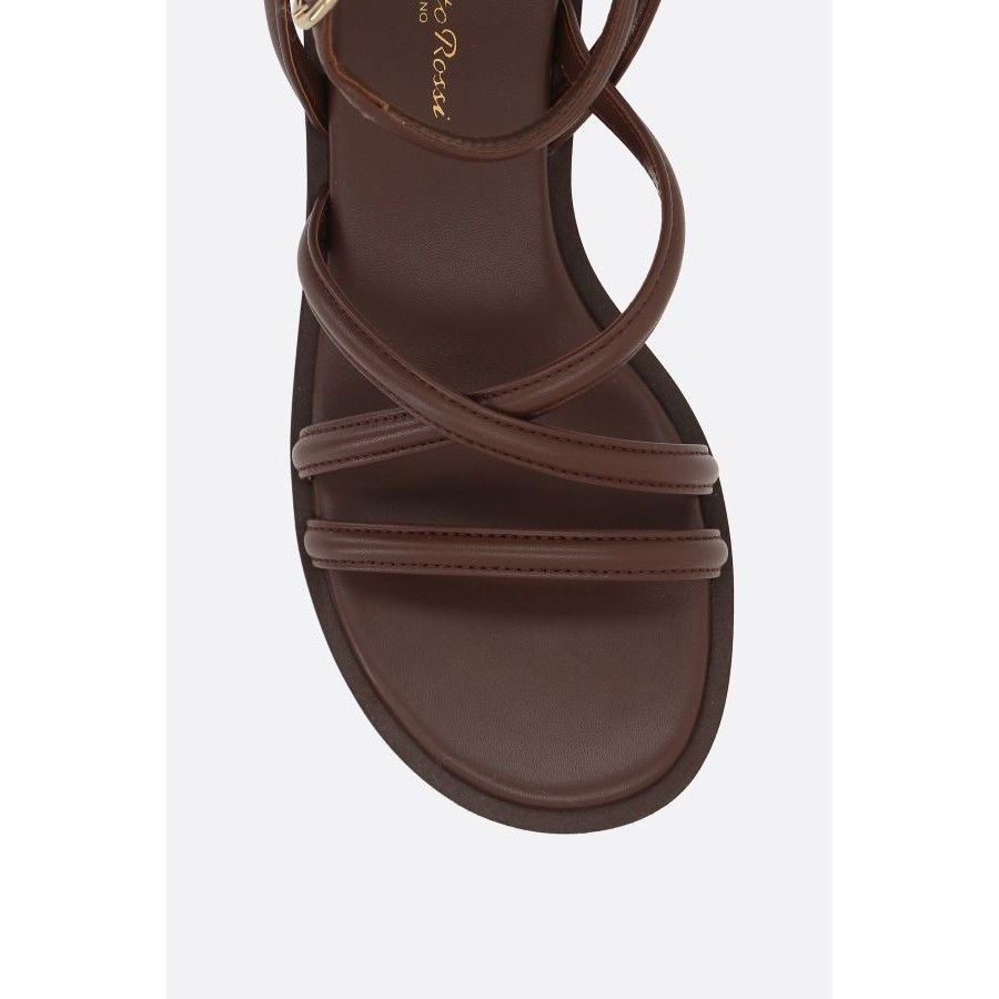 Gianvito Rossi GIANVITO ROSSI Brown Leather Platform Sandals New And Authen Size US 9.5 / IT 39.5 - 5 Thumbnail