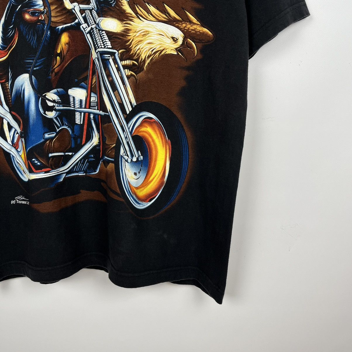 Harley Davidson Vintage Harley Davidson style Biker graphic tee 90’s Size US M / EU 48-50 / 2 - 3 Thumbnail