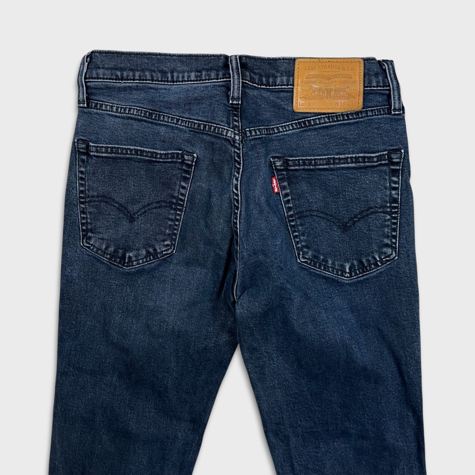 Levi's Levi's 511 Jean 30x26 Slim Fit Mid Rise Stretch Denim Pants Size US 30 / EU 46 - 6 Thumbnail