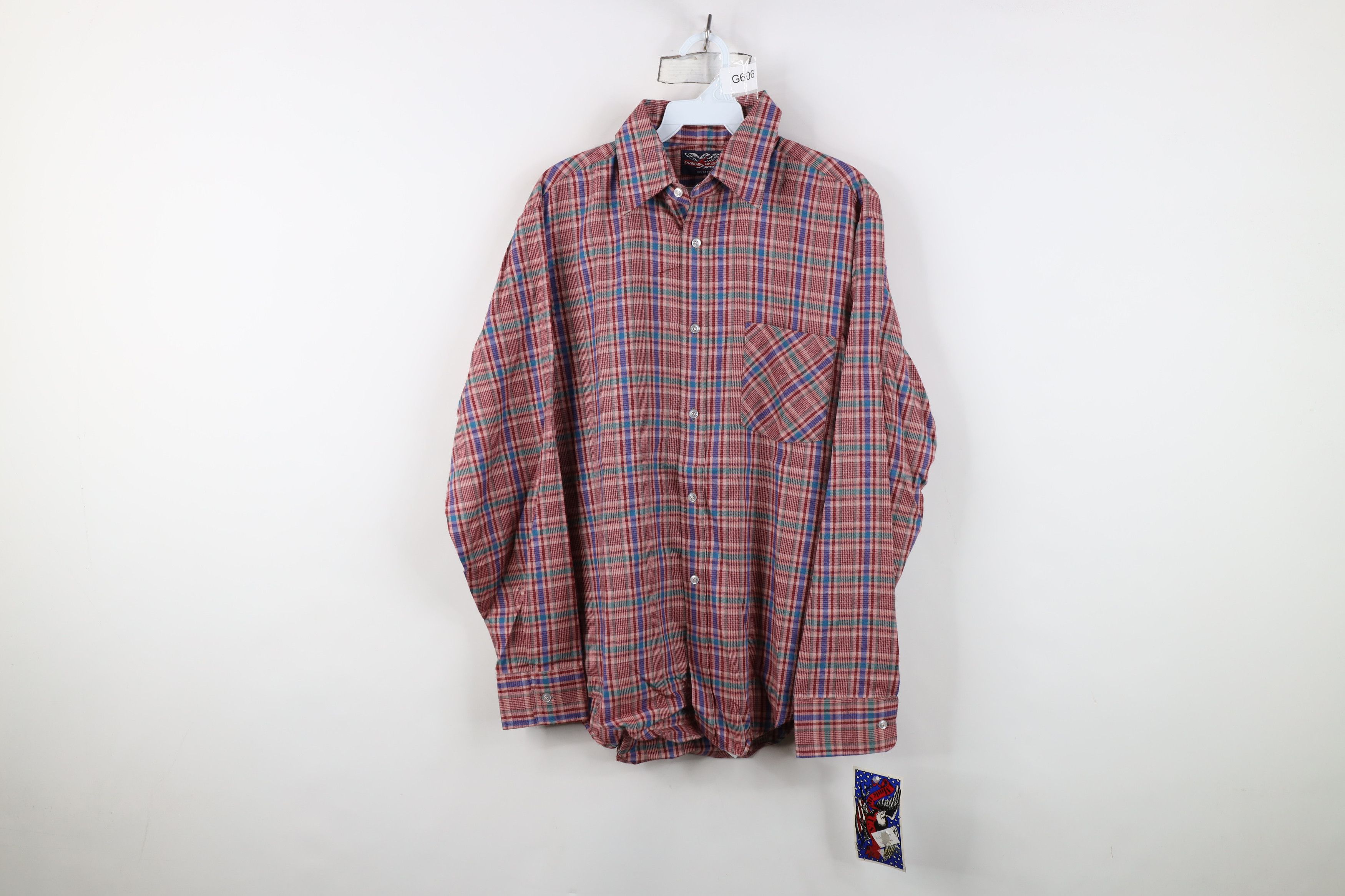 Vintage Deadstock Vintage 70s Streetwear Collared Button Shirt USA Size US M / EU 48-50 / 2 - 1 Thumbnail