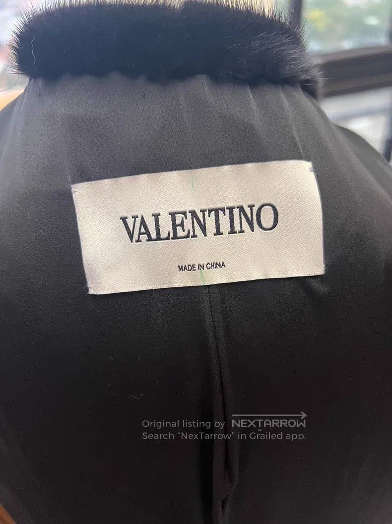 Valentino Valentino Mink black coat Size M / US 6-8 / IT 42-44 - 8 Thumbnail