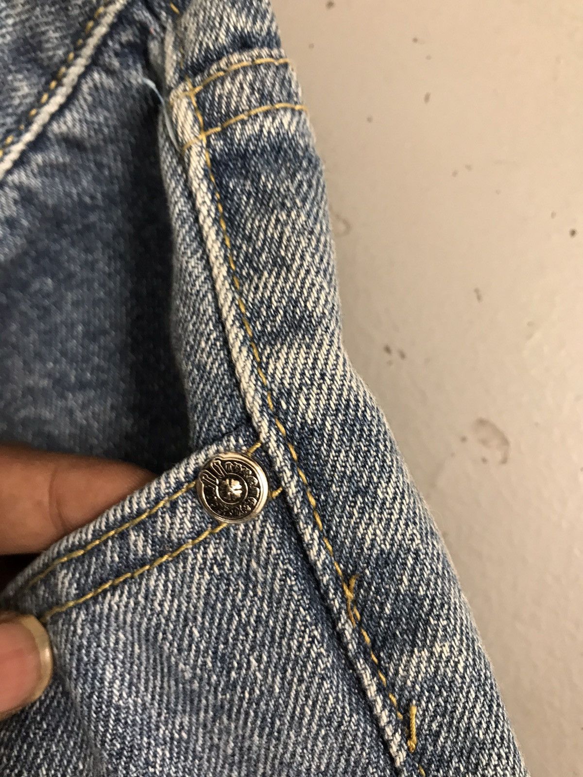 Vintage Rare vintage ch inspired patch denim pant Size US 34 / EU 50 - 6 Thumbnail