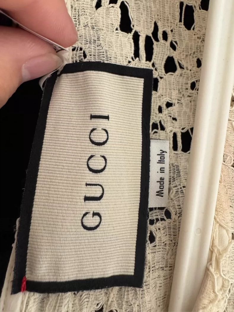Gucci Gucci Lace stitching dress Size S / US 4 / IT 40 - 3 Thumbnail