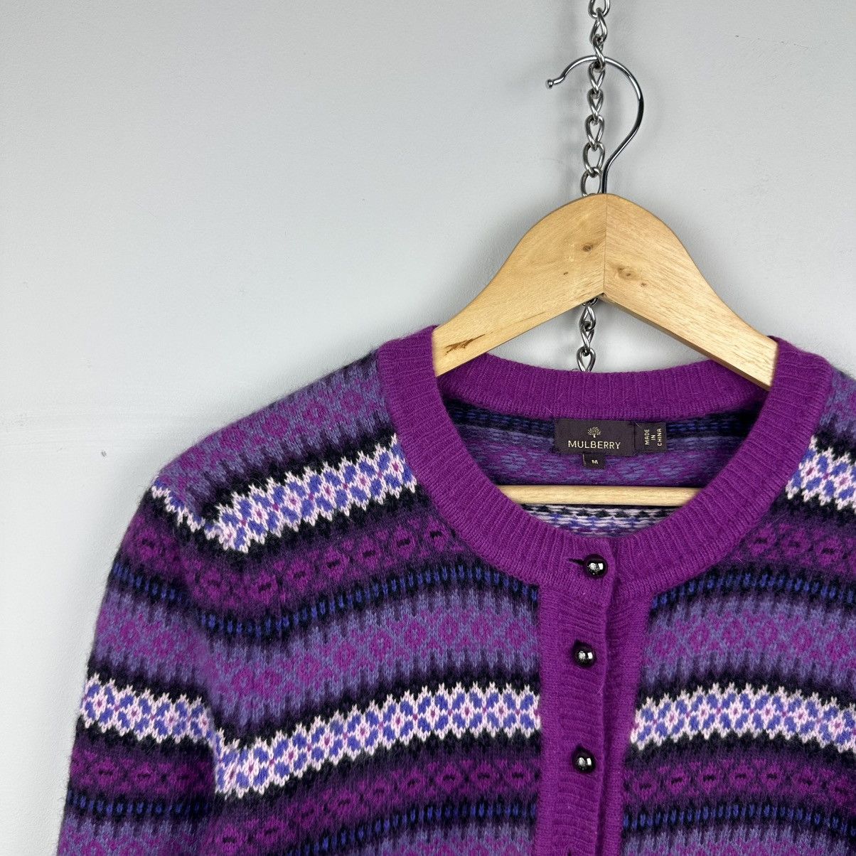 Mulberry Vintage Mulberry Wool Cardigan/Sweater Size M / US 6-8 / IT 42-44 - 4 Thumbnail