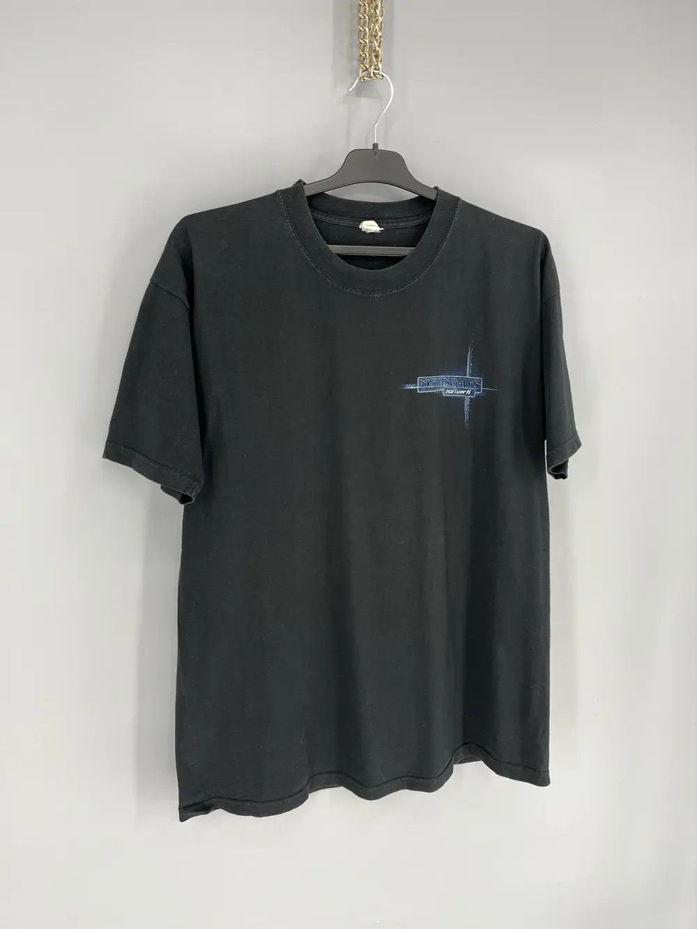 Band Tees × Vintage NIGHT IN GALES T-SHIRT "Nailwork" - absolute rarity, 1999 Size US XL / EU 56 / 4 - 3 Thumbnail