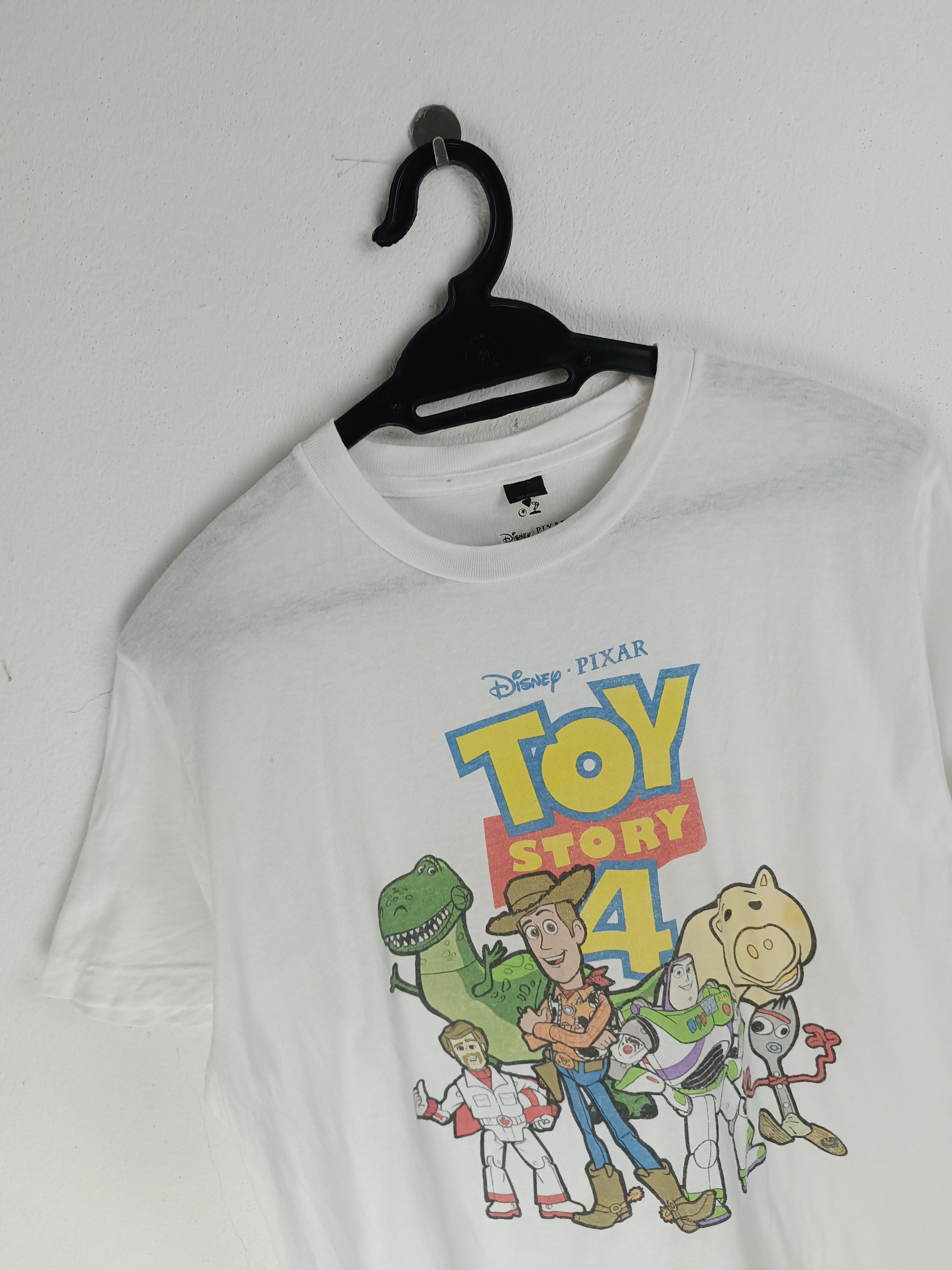 Disney TOY STORY 4 CARTOON ANIMATION WOODY BUZZ FUNNY TEE Size US M / EU 48-50 / 2 - 5 Thumbnail