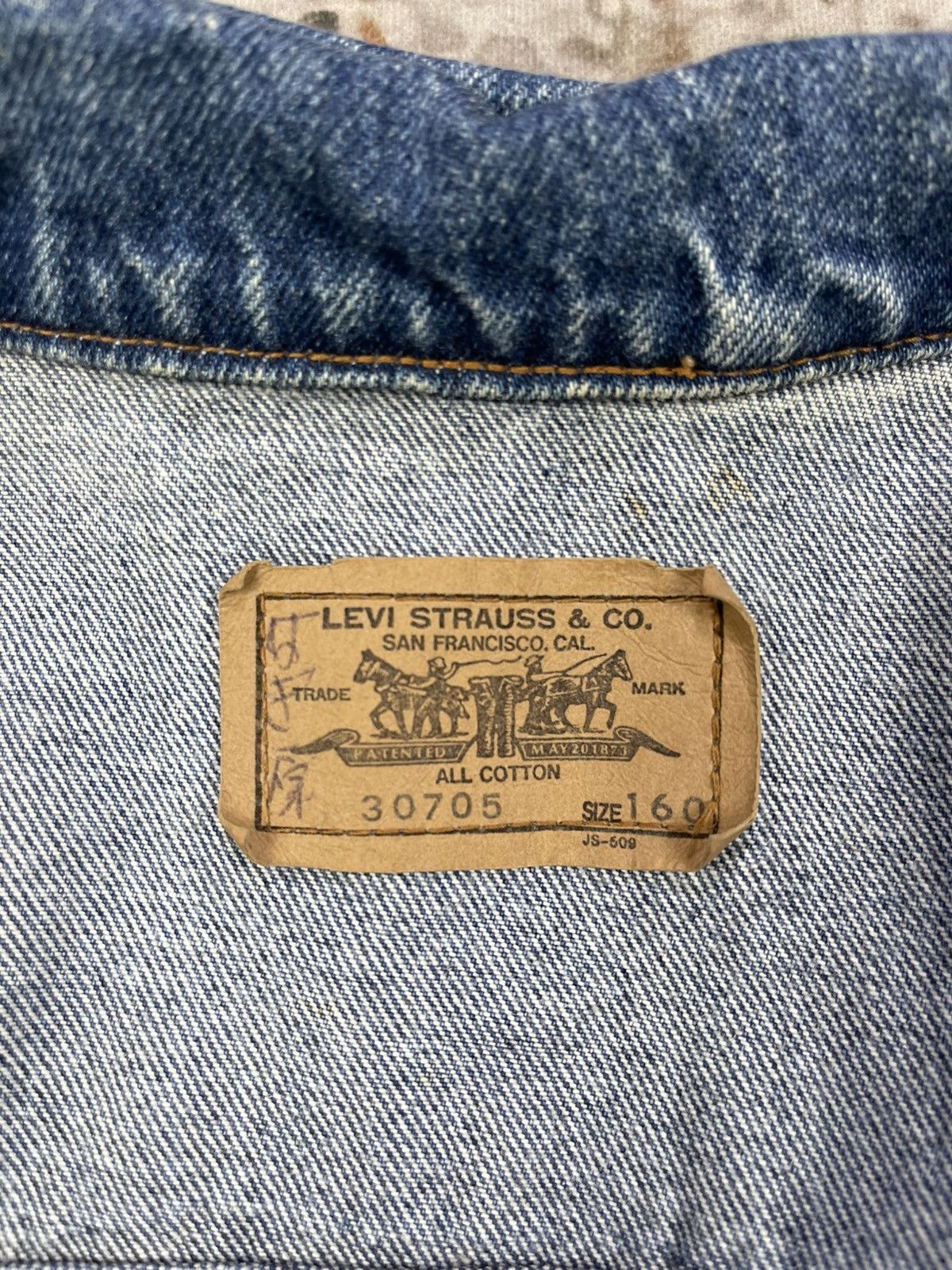 Levi's Vtg Levis Orange Tab Wash Snap Button Denim Vest Size US S / EU 44-46 / 1 - 12 Thumbnail