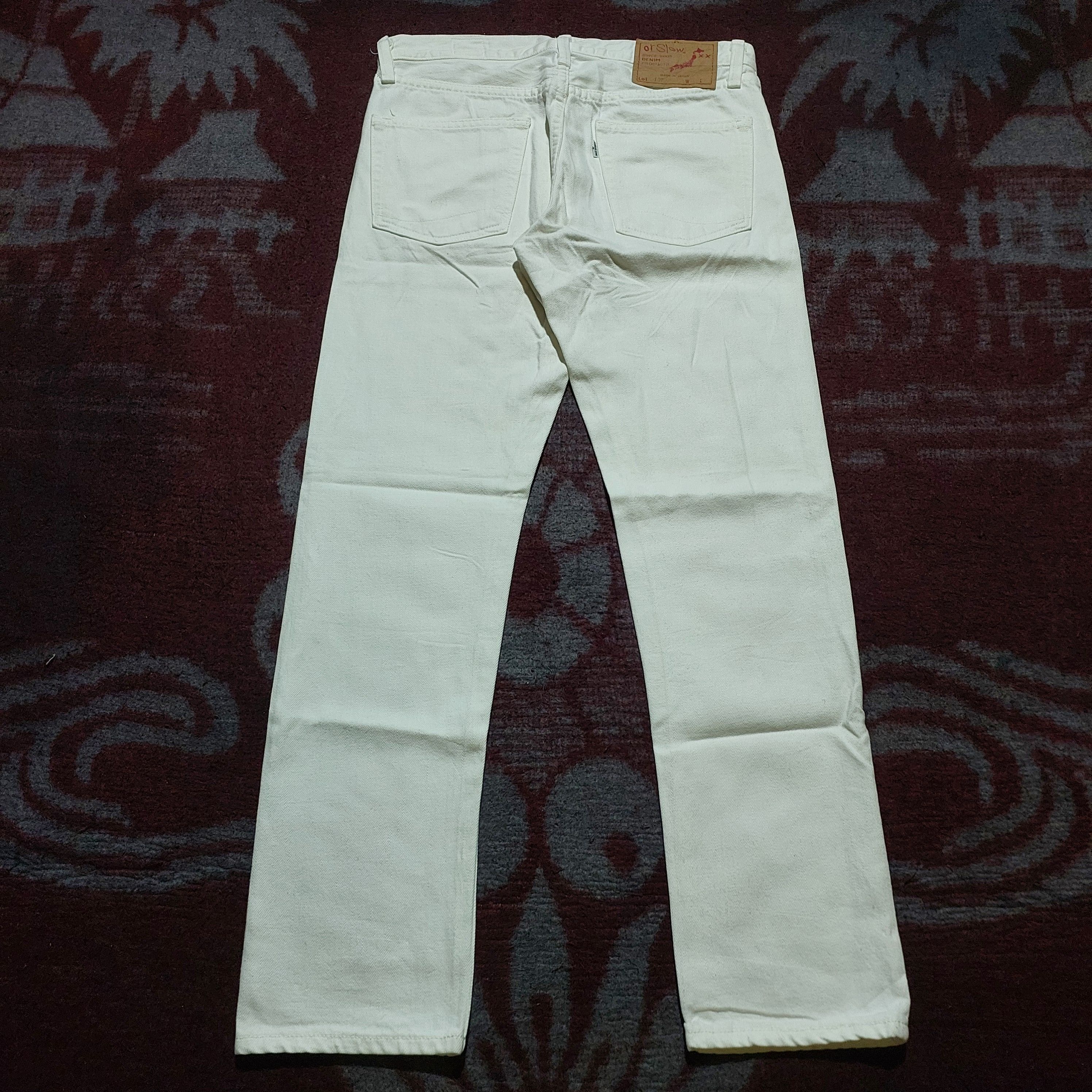 Orslow Japanese Orslow Lot 107 White Denim Size US 29 - 2 Thumbnail