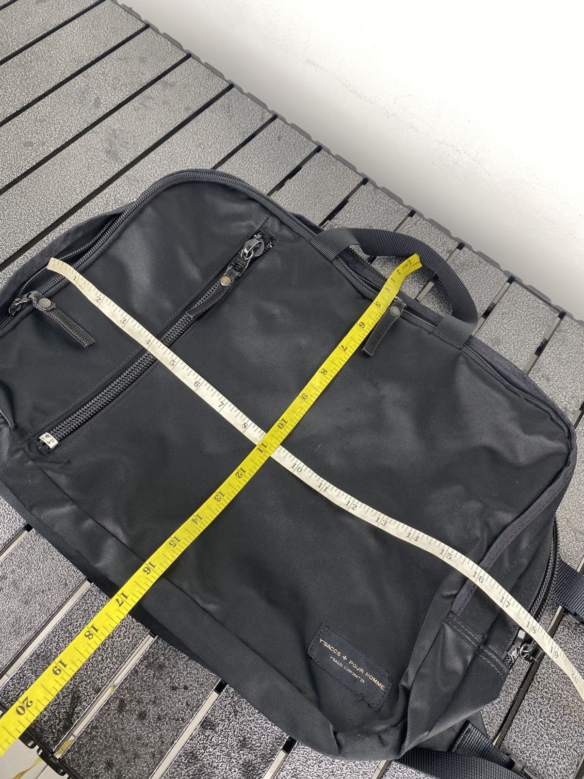 Yohji Yamamoto 2000’s Y’saccs Pour Homme Yohji Yamamoto 2 Way Bagpck Size ONE SIZE - 8 Thumbnail