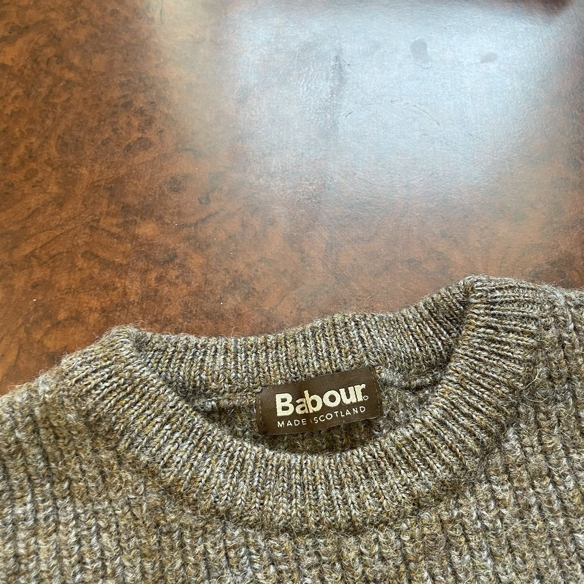 Barbour × Vintage barbour tyne crew neck sweater derby tweed wool sweater Size US XS / EU 42 / 0 - 2 Thumbnail
