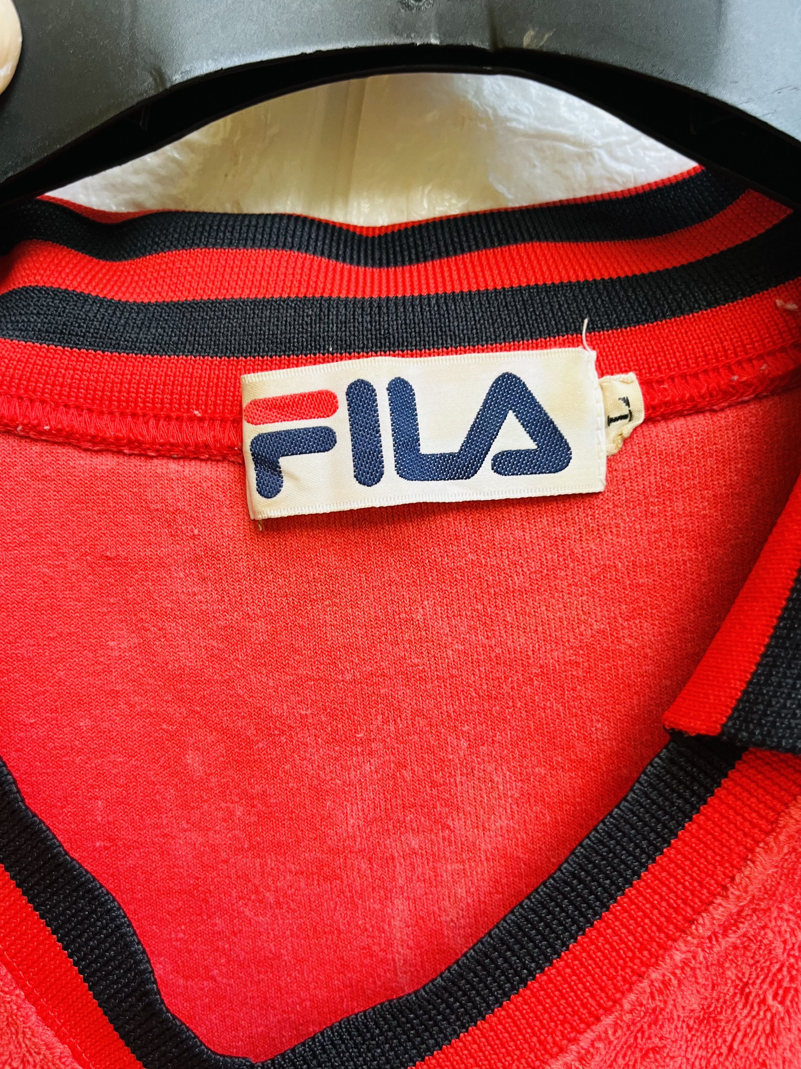 Fila × Vintage Vintage Fila Big Logo Japanese Designer Fashion Style Size US XL / EU 56 / 4 - 9 Thumbnail