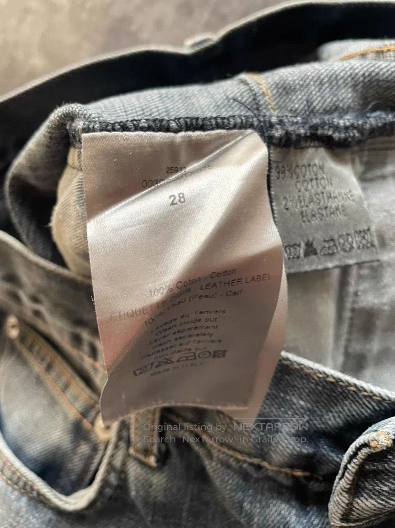 Dior Dior Light blue fault line water-washed rippled distressed Size US 28 / EU 44 - 8 Thumbnail