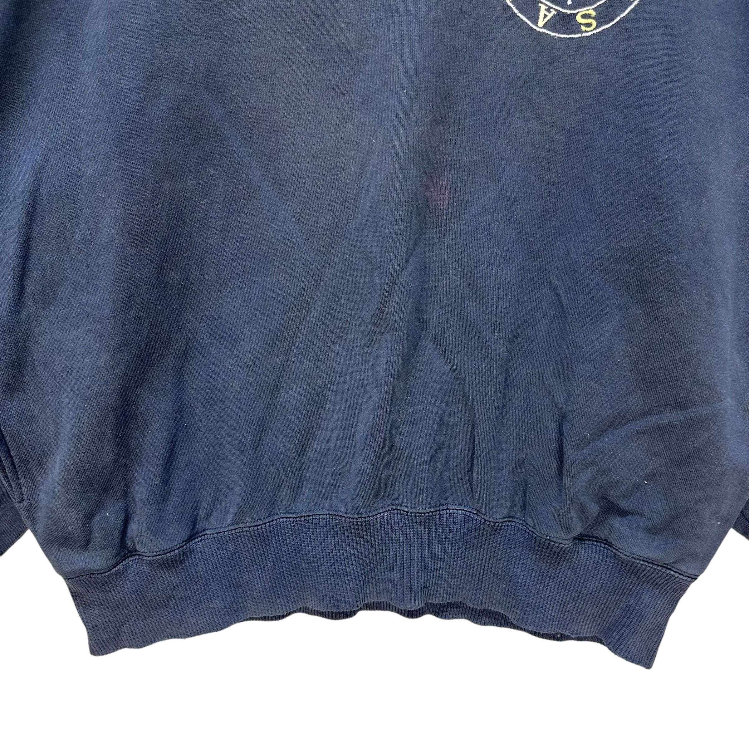 Trussardi TRASHED TRUSSARDI EMBROIDERY BIG LOGO SWEATSHIRT #8935-040 Size US L / EU 52-54 / 3 - 8 Thumbnail