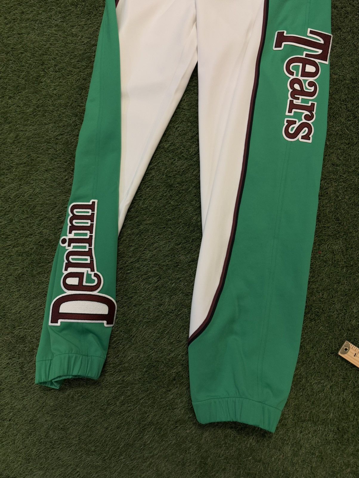 DENIM TEARS Denim Tears Green White Track Pants Size L Size US 34 / EU 50 - 2 Thumbnail