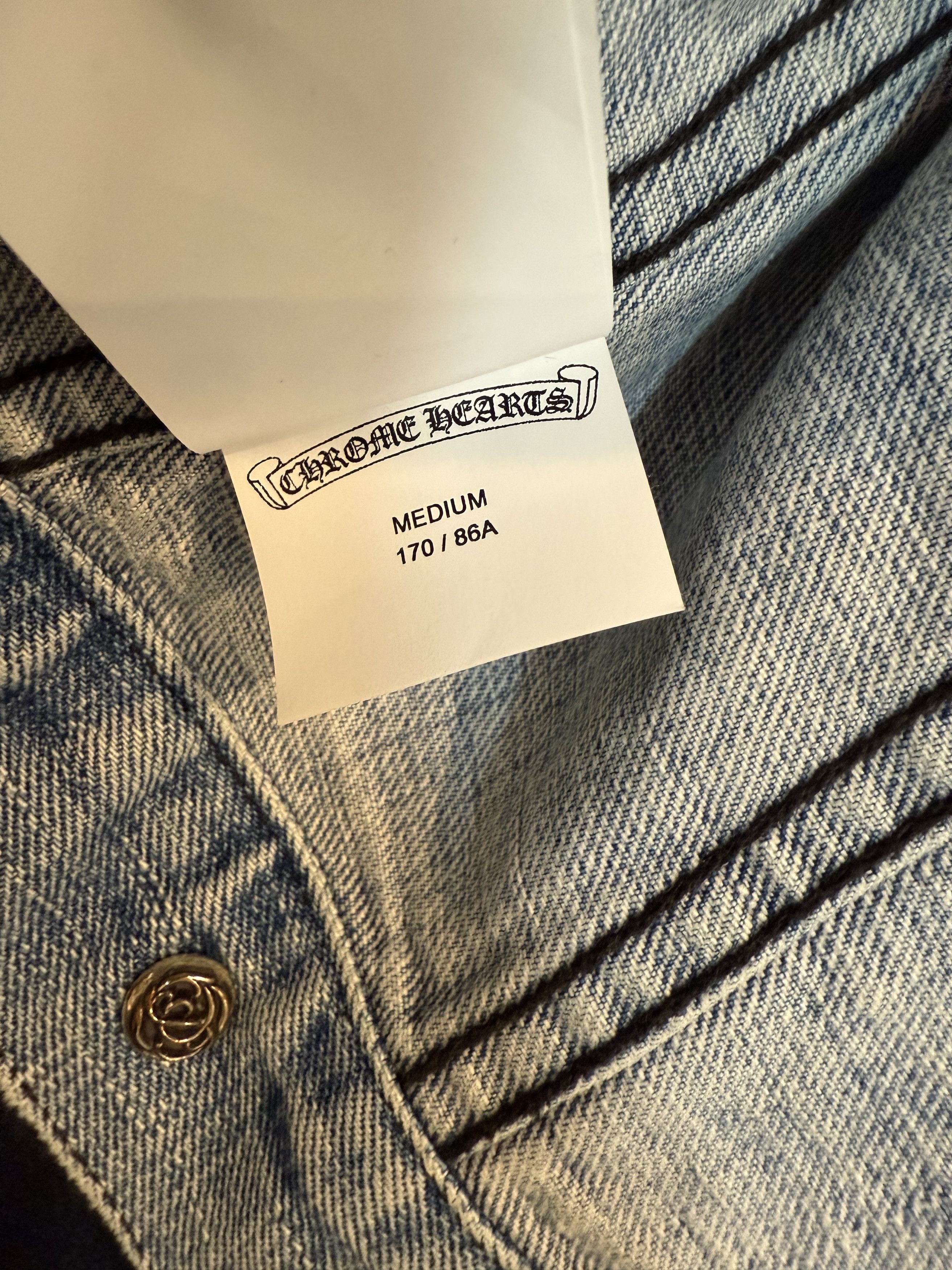 Chrome Hearts chrome hearts patch work cropped denim Size M / US 6-8 / IT 42-44 - 6 Thumbnail