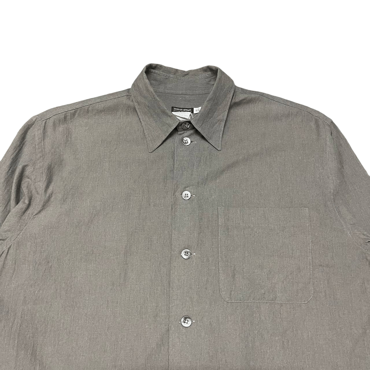 Giorgio Armani Vintage Giorgio Armani Shirt Button Up Size US L / EU 52-54 / 3 - 2 Thumbnail