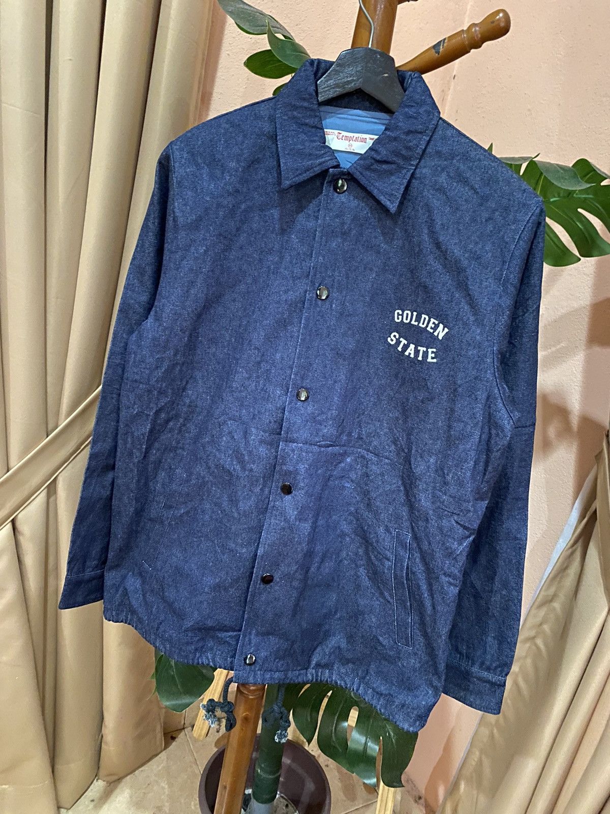Japanese Brand Vintage Temptation Golden State Denim Jacket Size US M / EU 48-50 / 2 - 2 Thumbnail