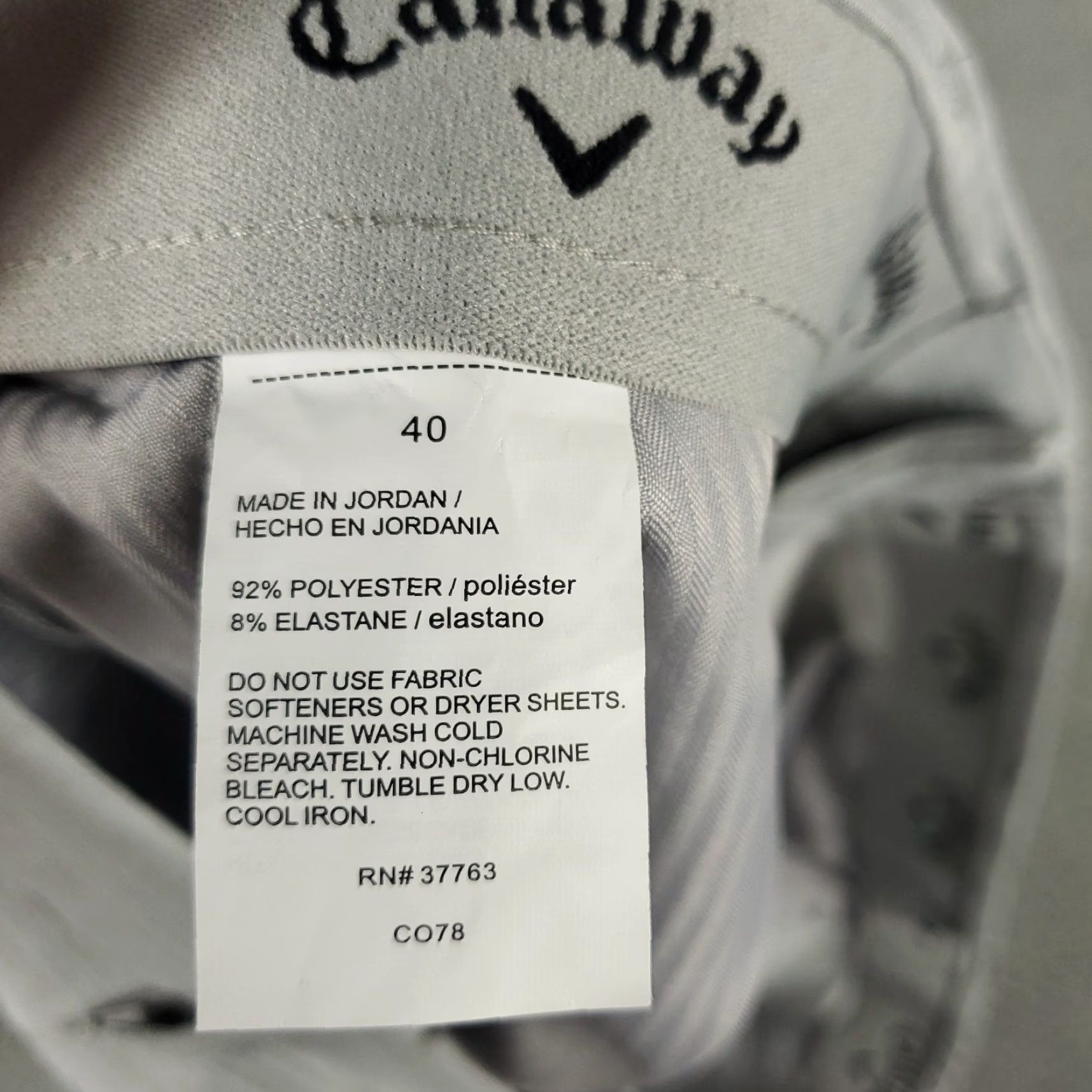Callaway VINTAGE Callaway Shorts Mens Waist Size 40 Gray Casual Golf Flat Front Chino Size US 40 / EU 56 - 6 Thumbnail