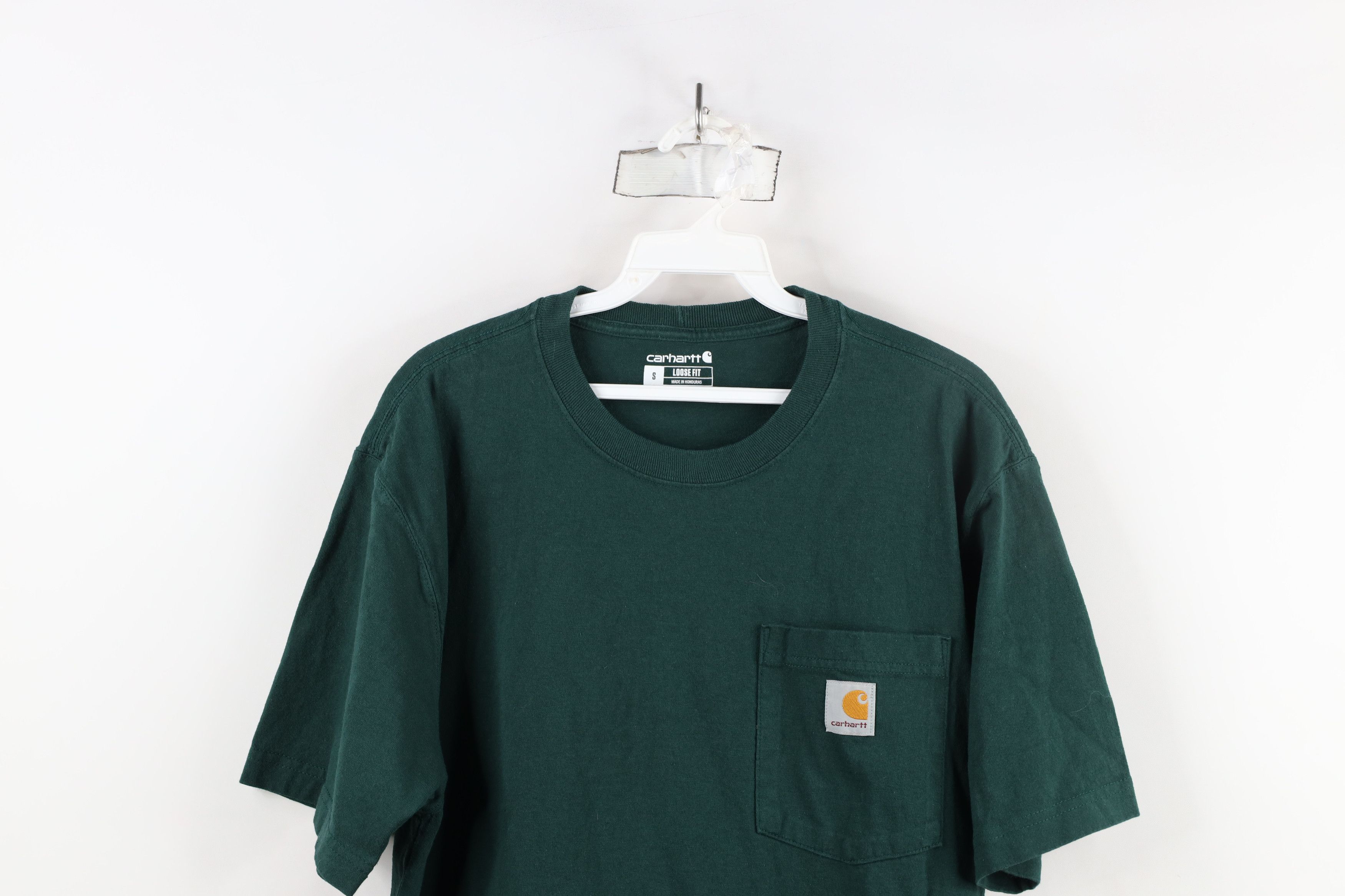 Carhartt × Vintage Vintage Y2K Carhartt Spell Loose Fit T-Shirt Hunter Green Size US S / EU 44-46 / 1 - 2 Thumbnail