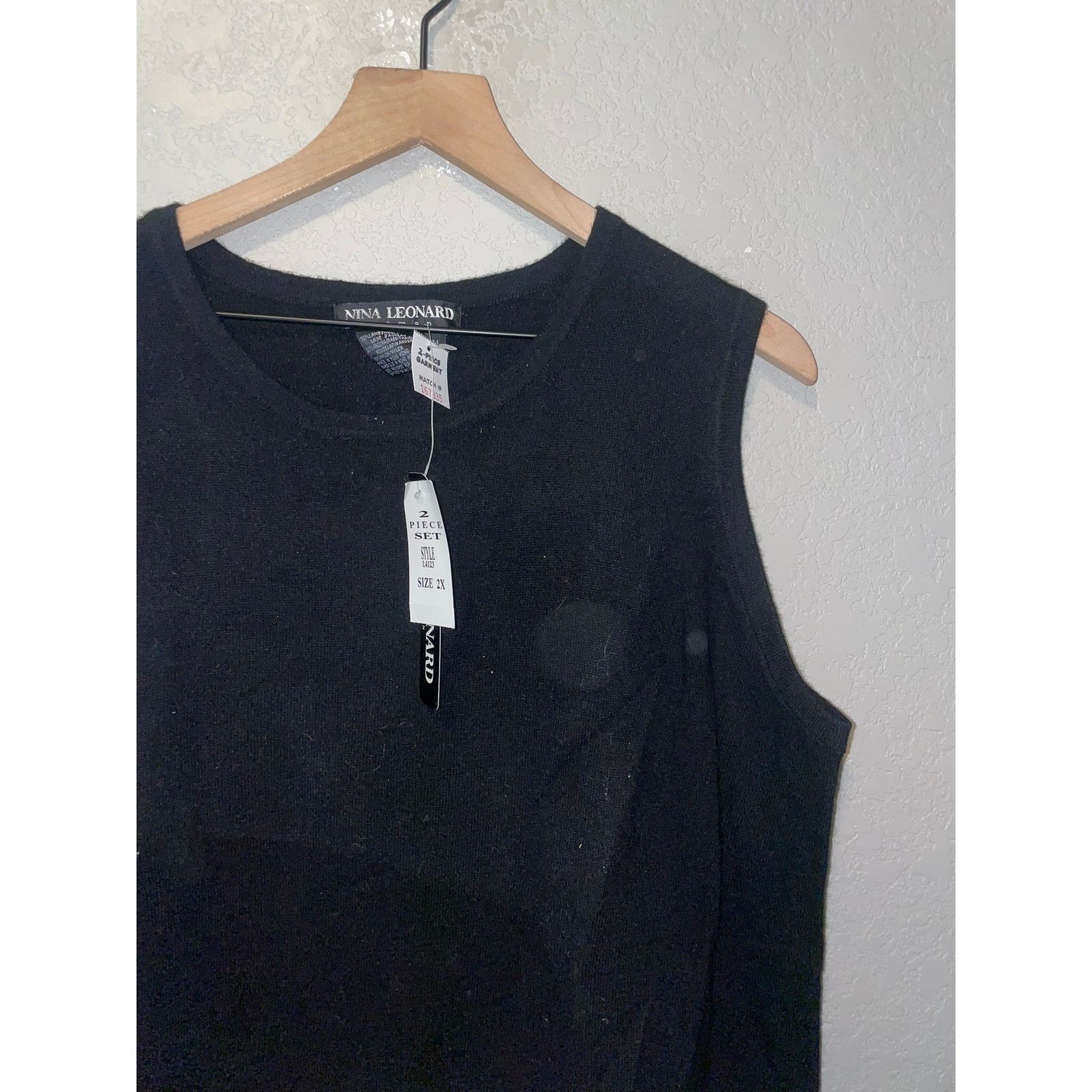 Vintage Womens Nina Leonard Dress Women Top Active Top Women 2 NWT Size XS / US 0-2 / IT 36-38 - 3 Thumbnail