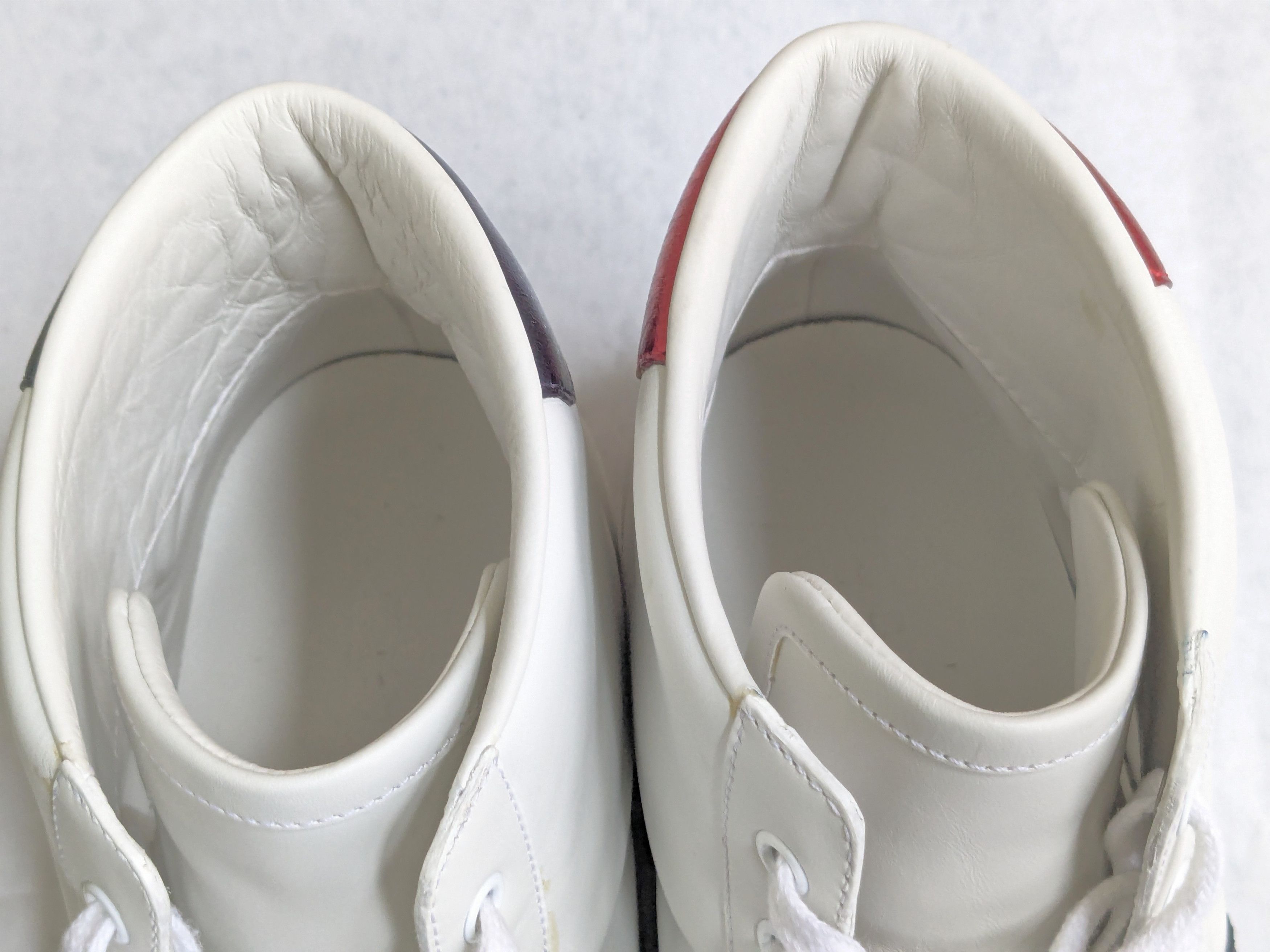 Gucci Gucci Ace Sneakers White 11.5 High Top Leather Size US 11.5 / EU 44-45 - 8 Thumbnail