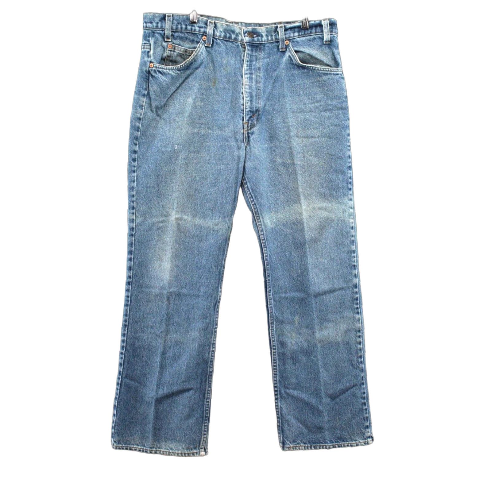 Levi's VTG Levi's Boot Cut Jeans 36x29 Men Denim Blue 80s USA 517 20517-0217 Cowboy Western Orange Tab Jeans Size US 36 / EU 52 - 1 Thumbnail